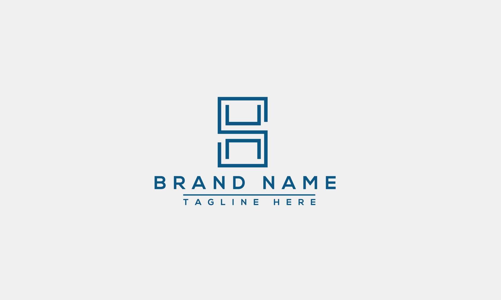 Logo design letter HS . Elegant modern. Vector template.