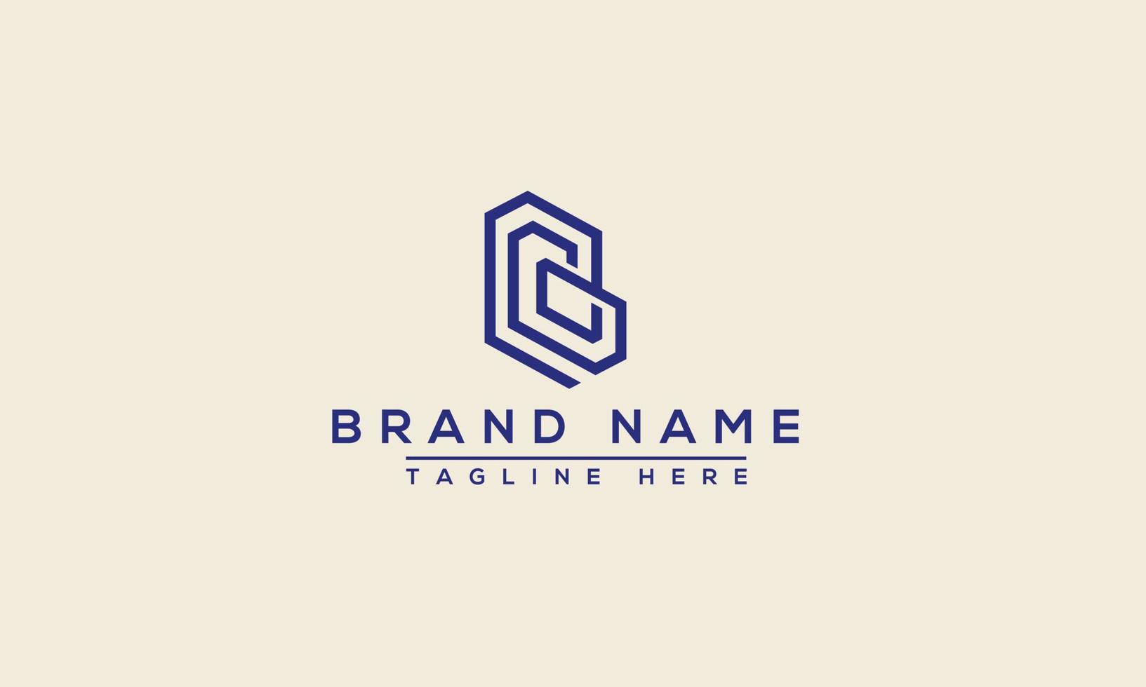 B Logo Design Template Vector Graphic Branding Element.