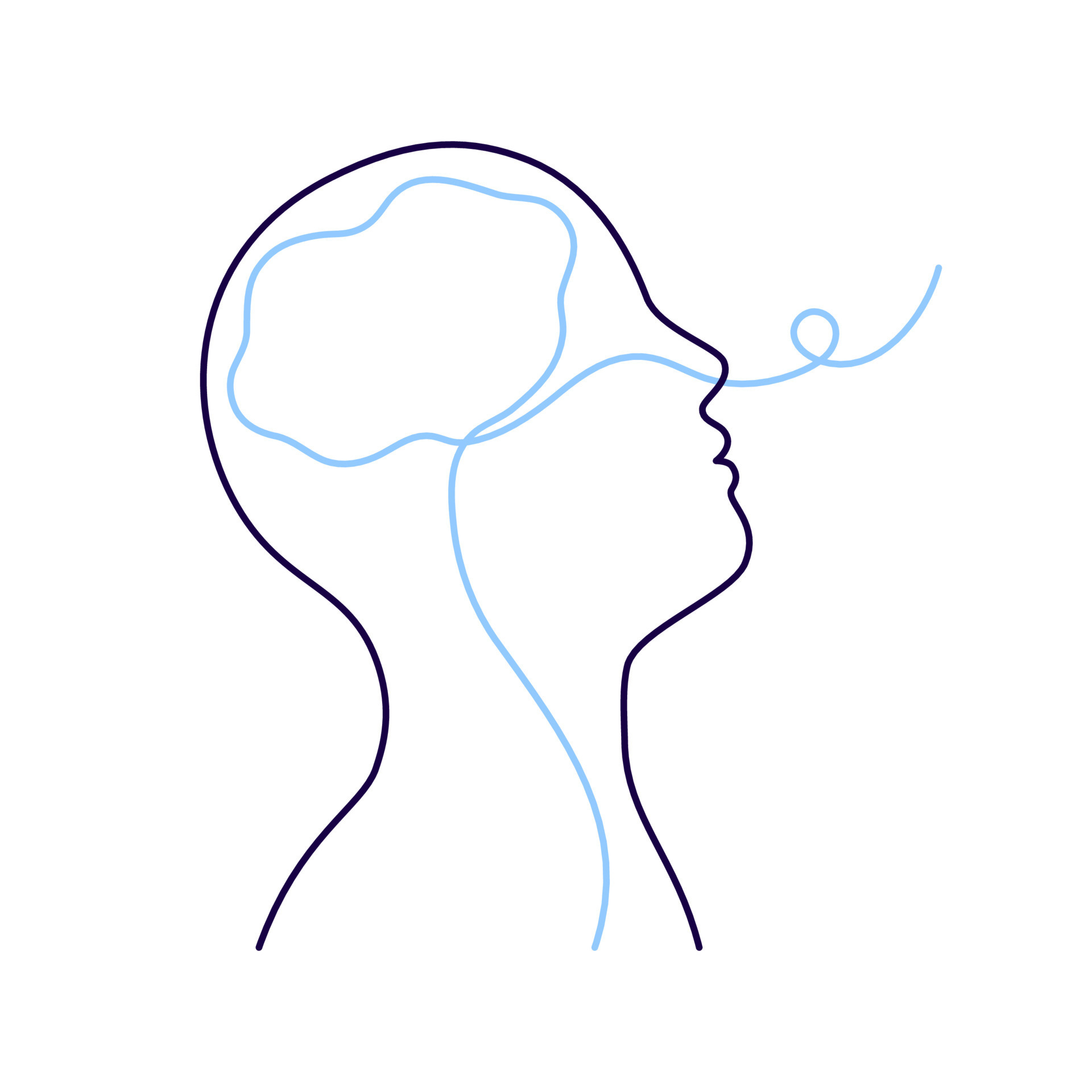 Breathing exercise, deep breath through nose for benefit and useful
