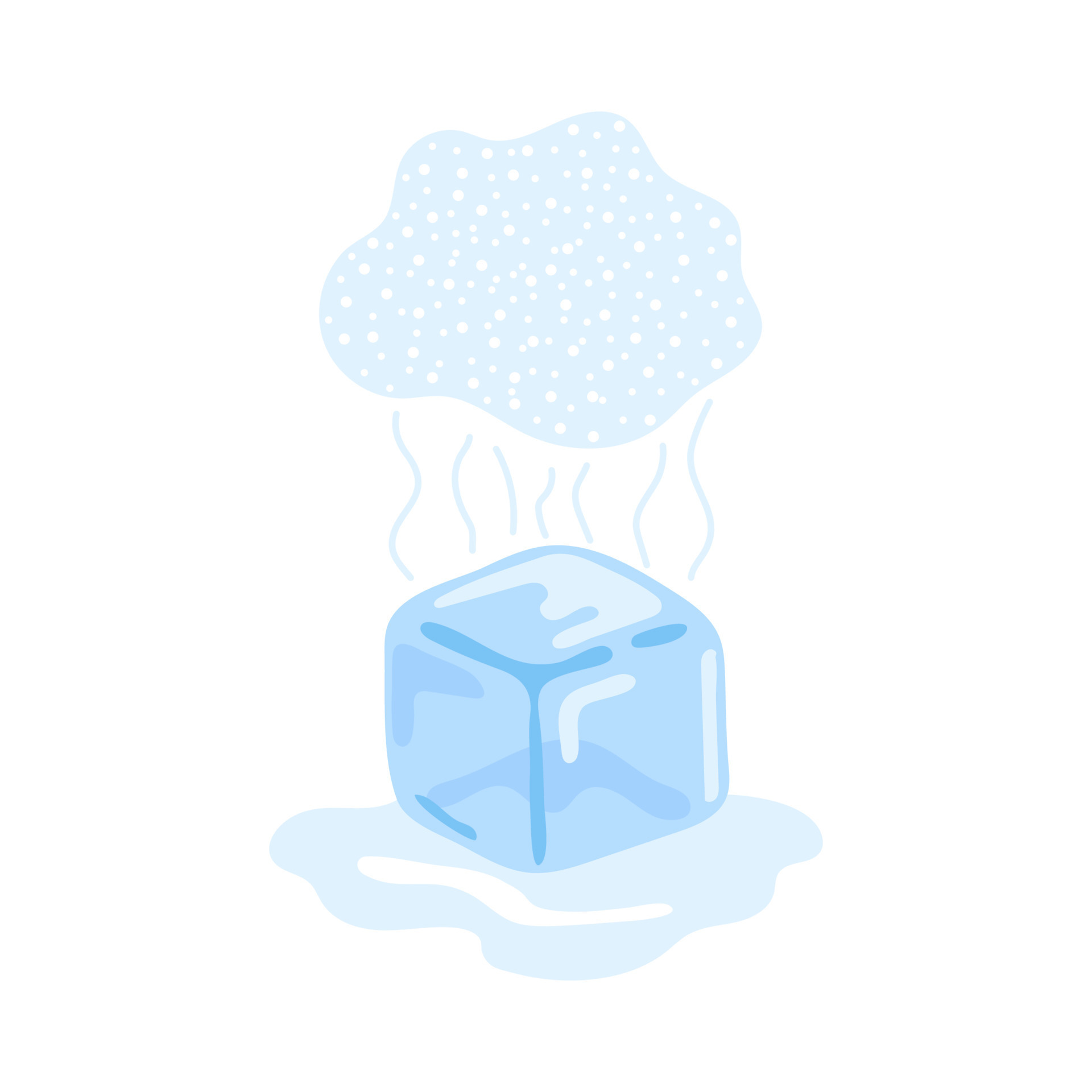 Solid ice