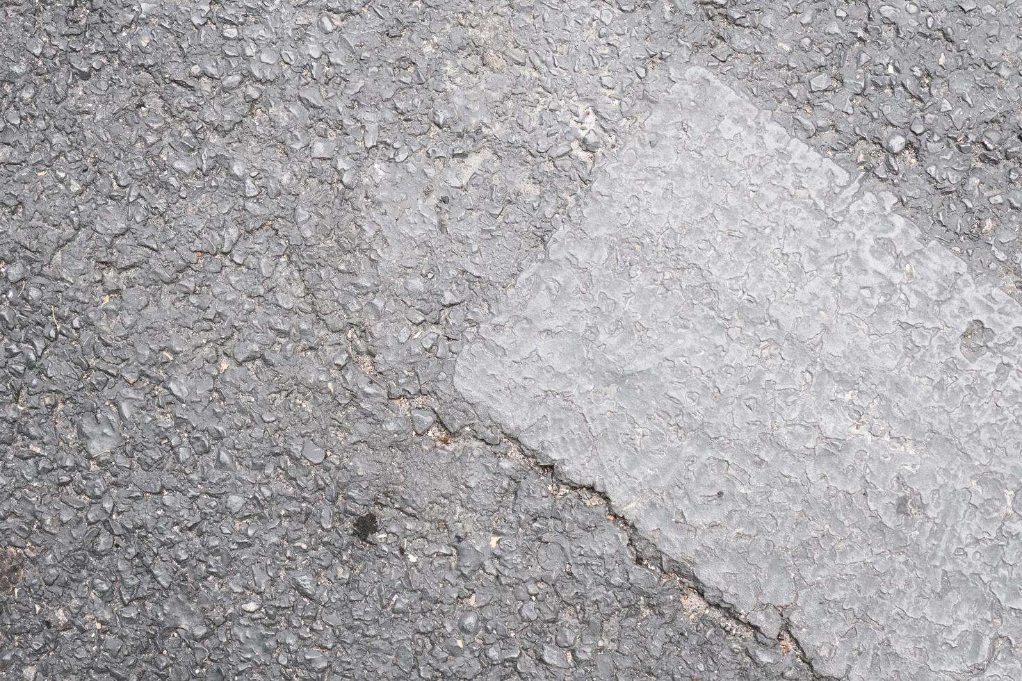 Grey concrete facade wall with stains, pattern and texture, weathered textured surface photo