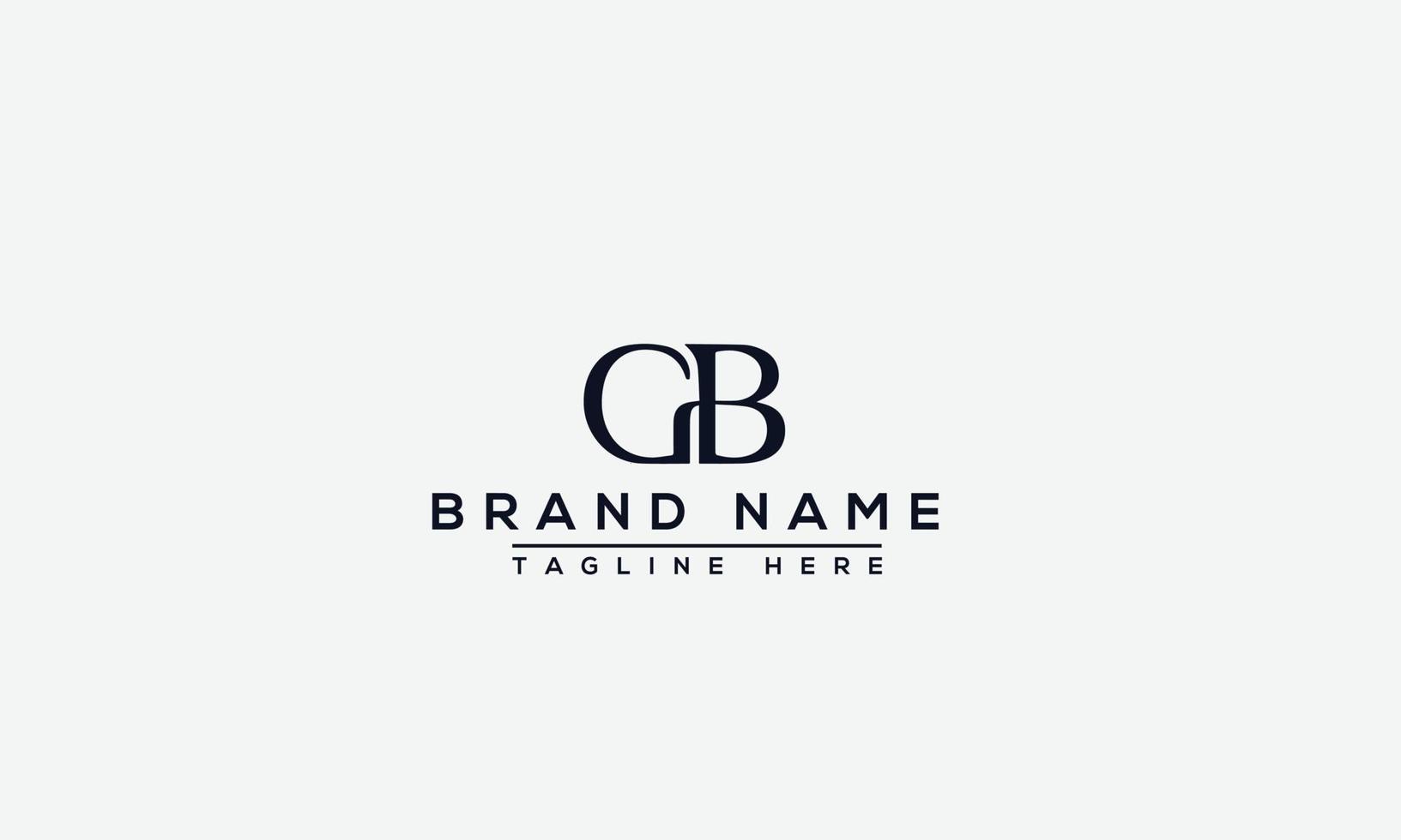 Logo design letter GB . Elegant modern. Vector template.