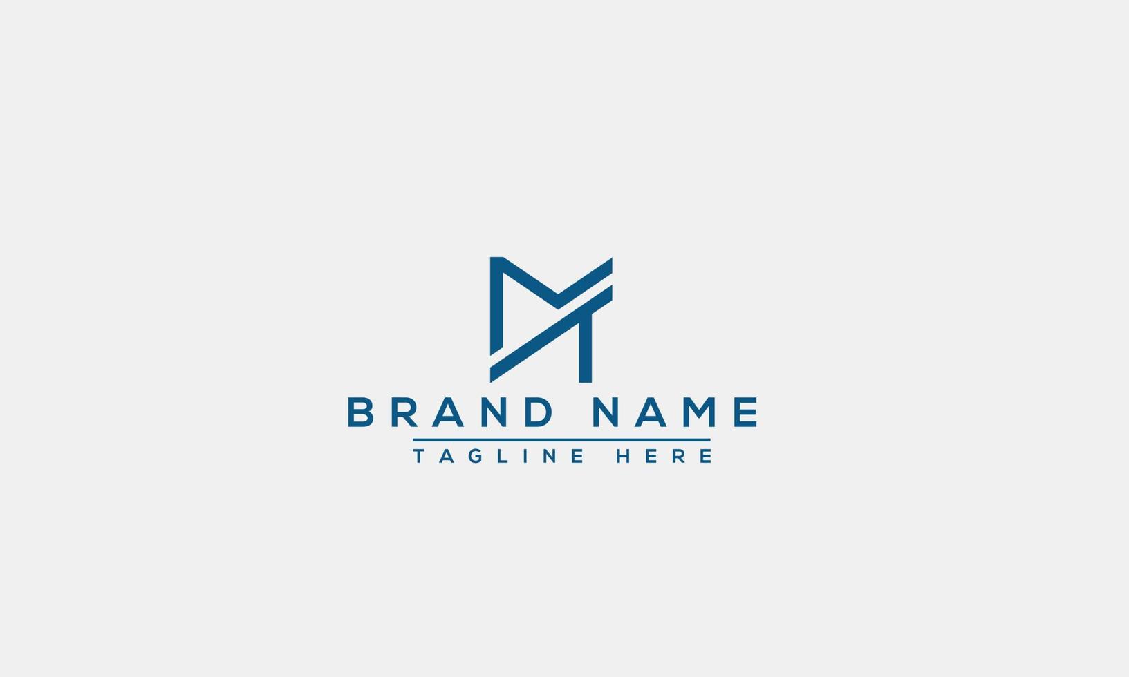 Logo design letter MT . Elegant modern. Vector template.