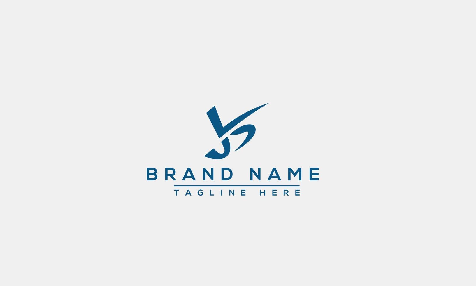 Logo design letter JS . Elegant modern. Vector template.