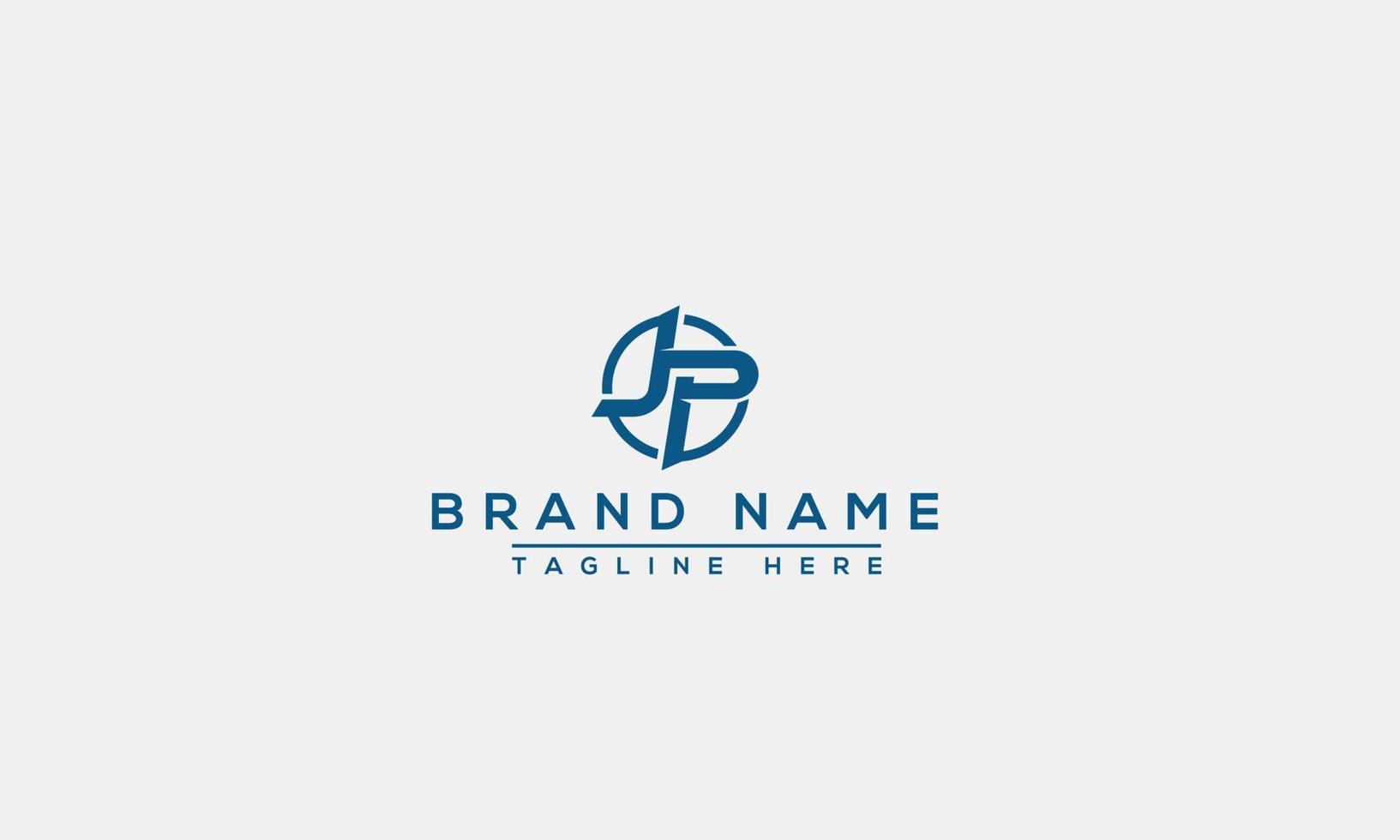 Logo design letter JP . Elegant modern. Vector template.