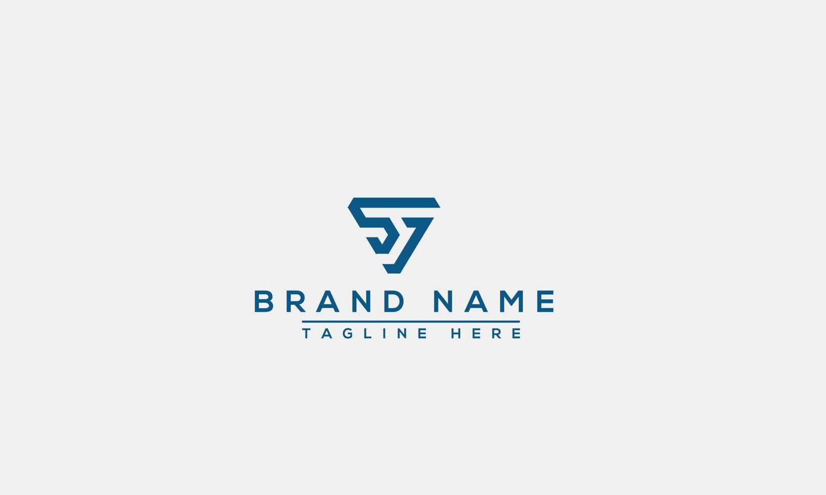 Logo design letter SV, VS . Elegant modern. Vector template.