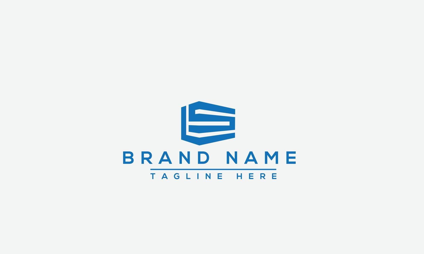 LS Logo Design Template Vector Graphic Branding Element.