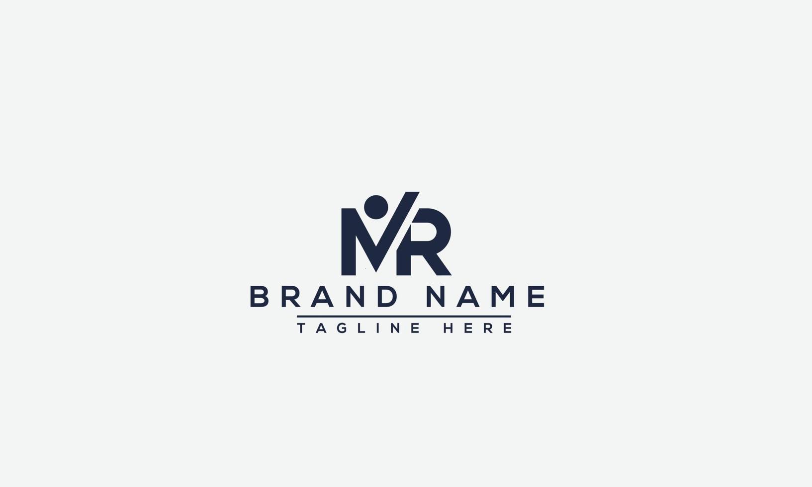 Logo design letter MR . Elegant modern. Vector template.