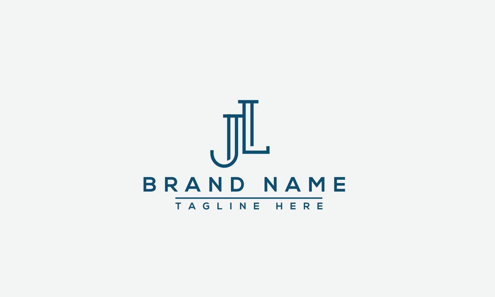 JL Logo Design Template Vector Graphic Branding Element.