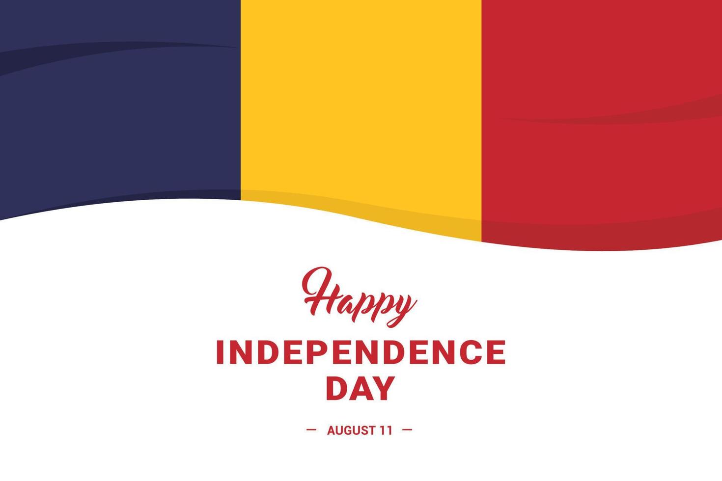 Chad Independence Day vector