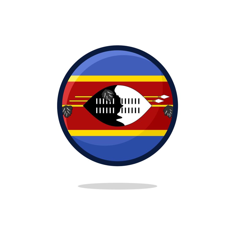 Eswatini Flag Icon vector