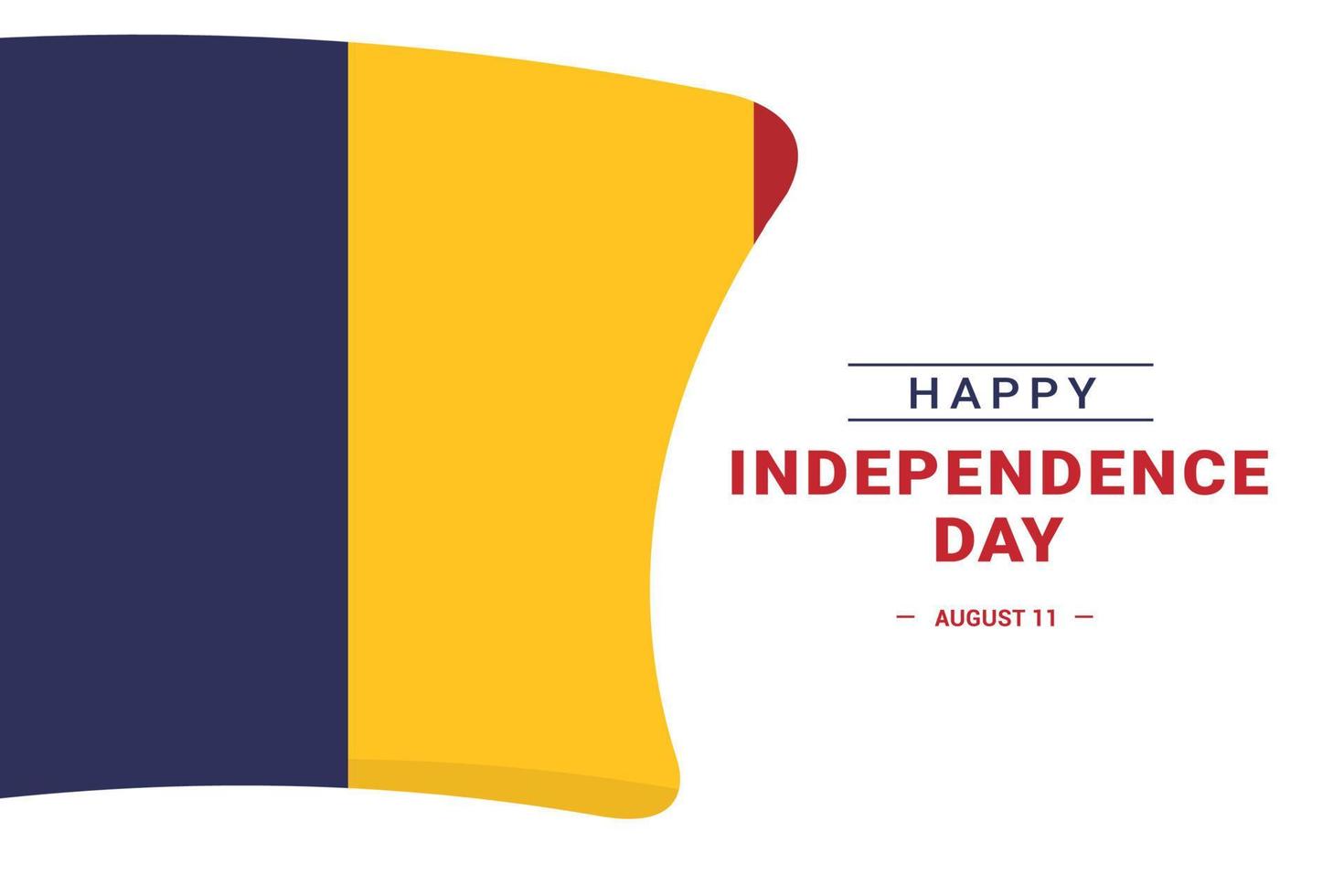 Chad Independence Day vector