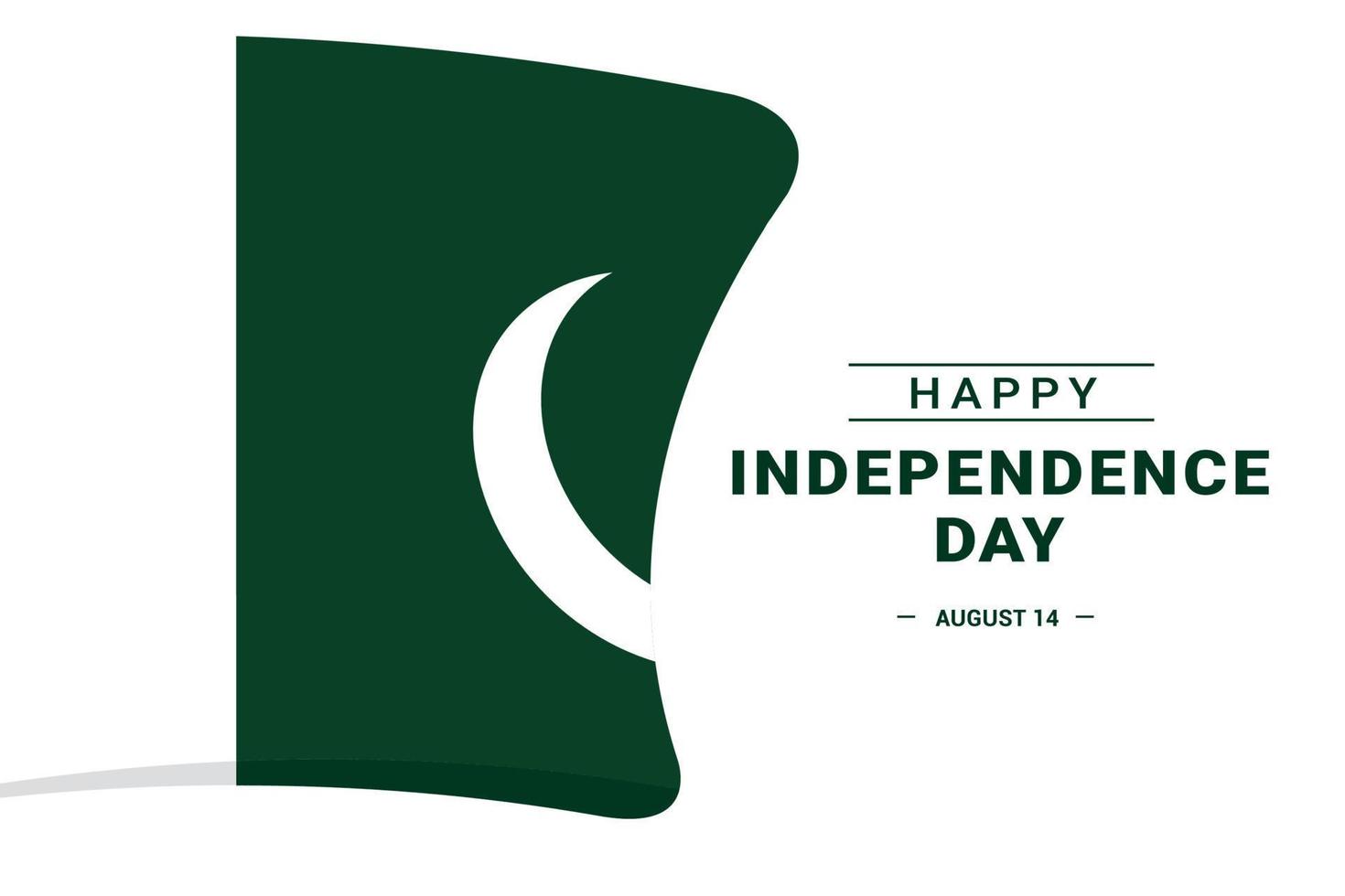 Pakistan Independence Day vector