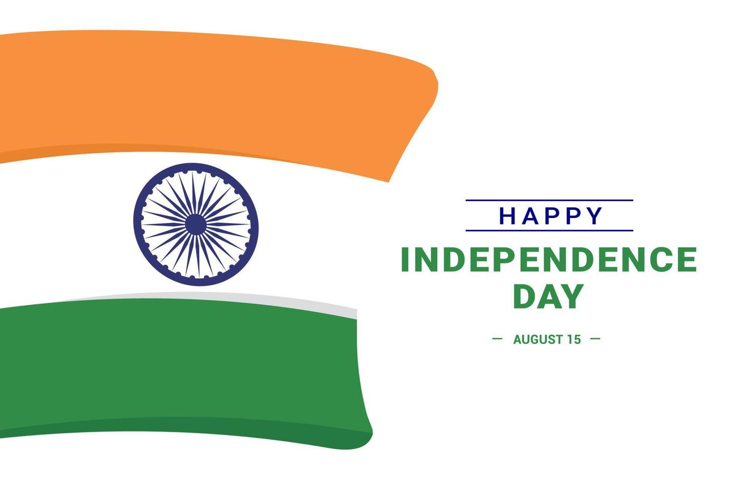 India Independence Day vector