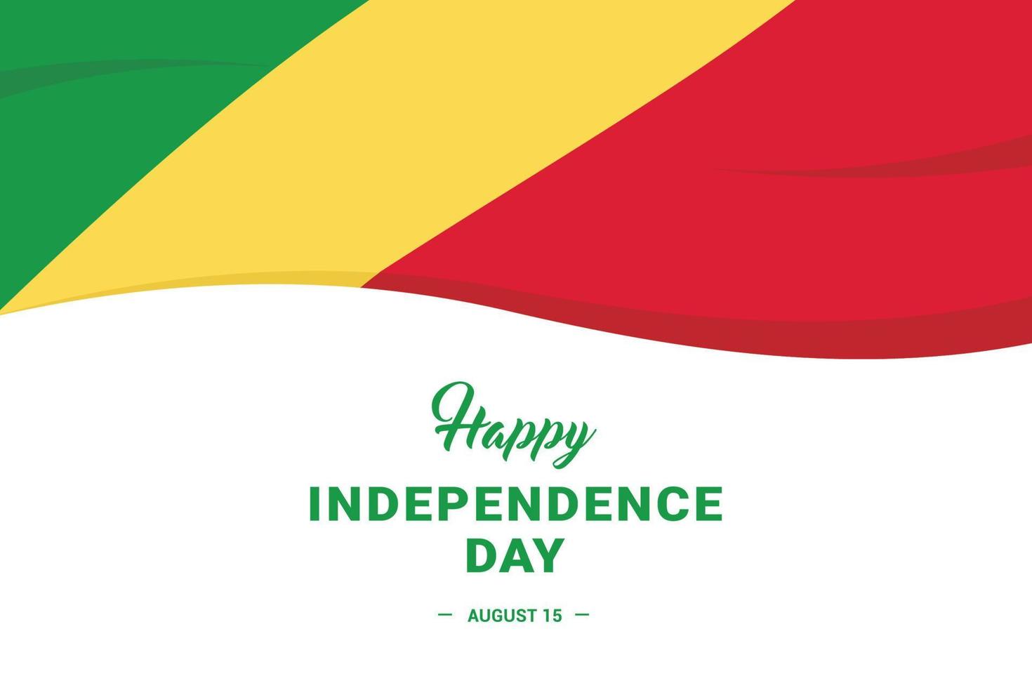 Central African Republic Independence Day vector