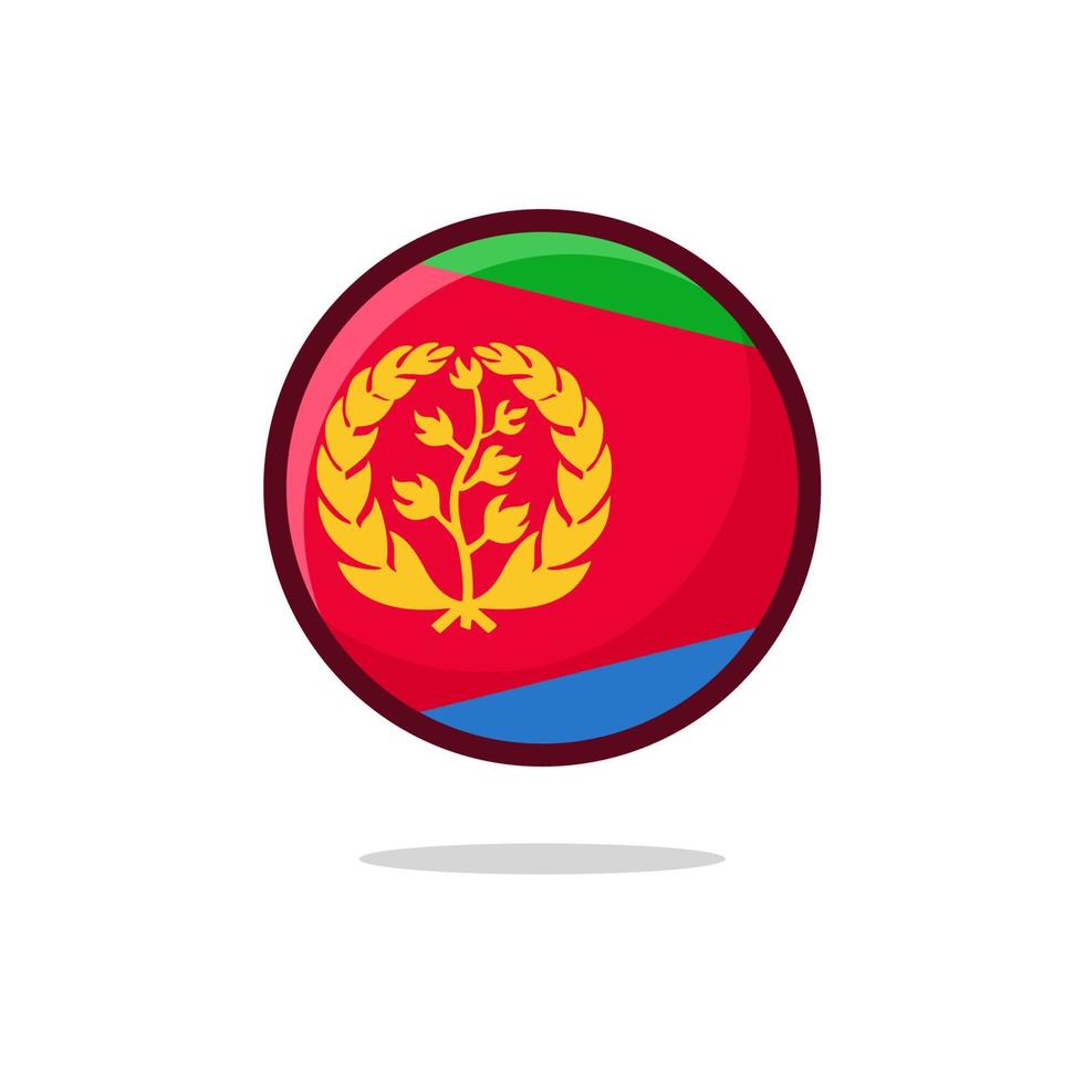 Eritrea Flag Icon vector