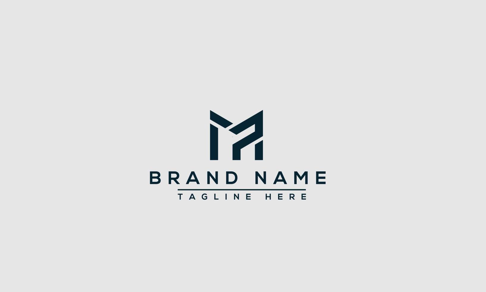 MP Logo Design Template Vector Graphic Branding Element.
