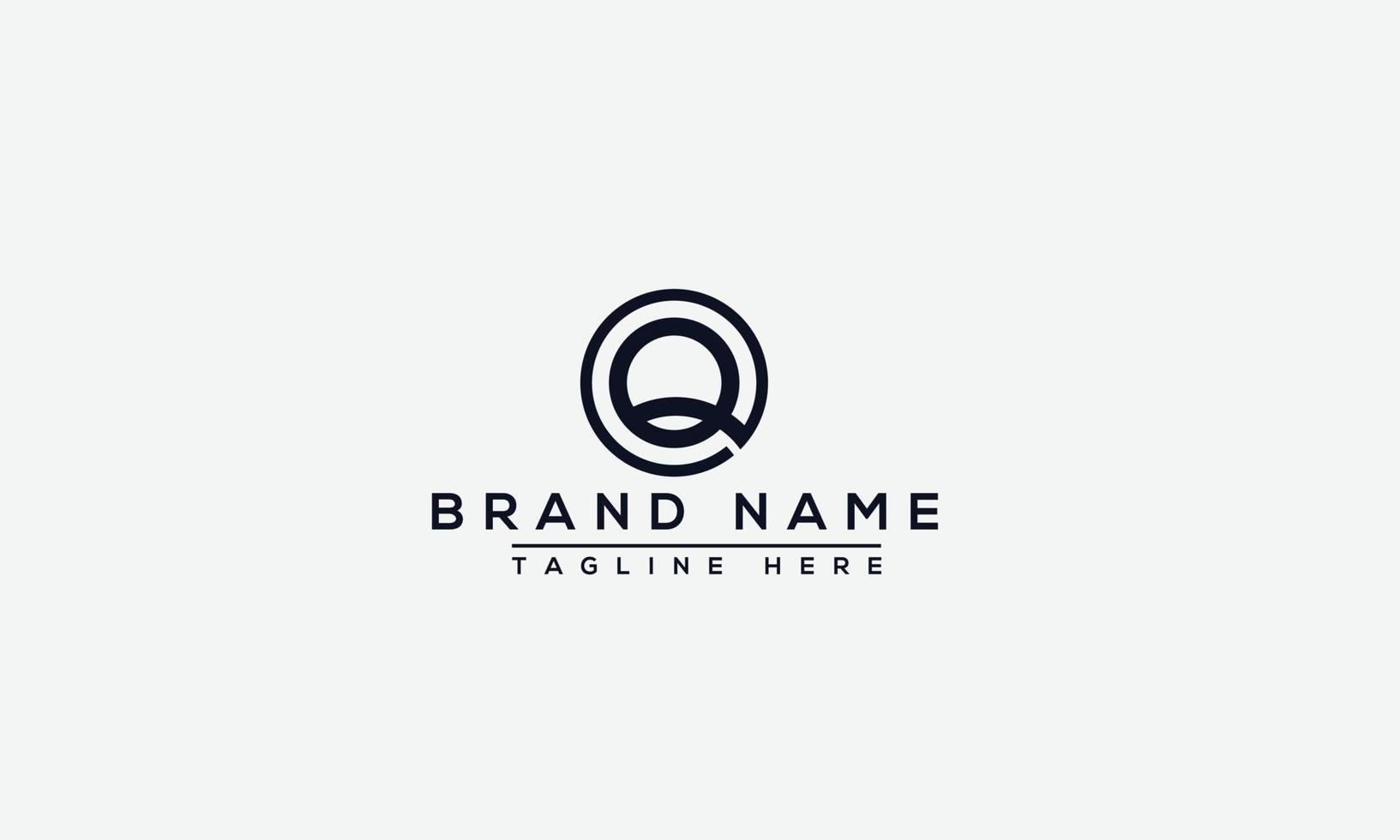 Logo design letter Q . Elegant modern. Vector template.