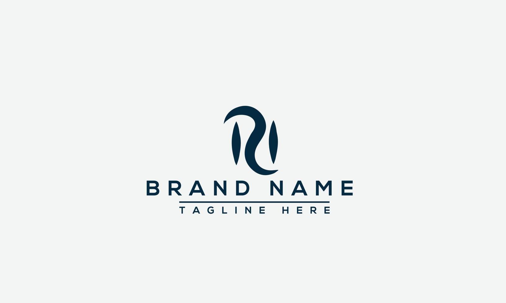 RH Logo Design Template Vector Graphic Branding Element.