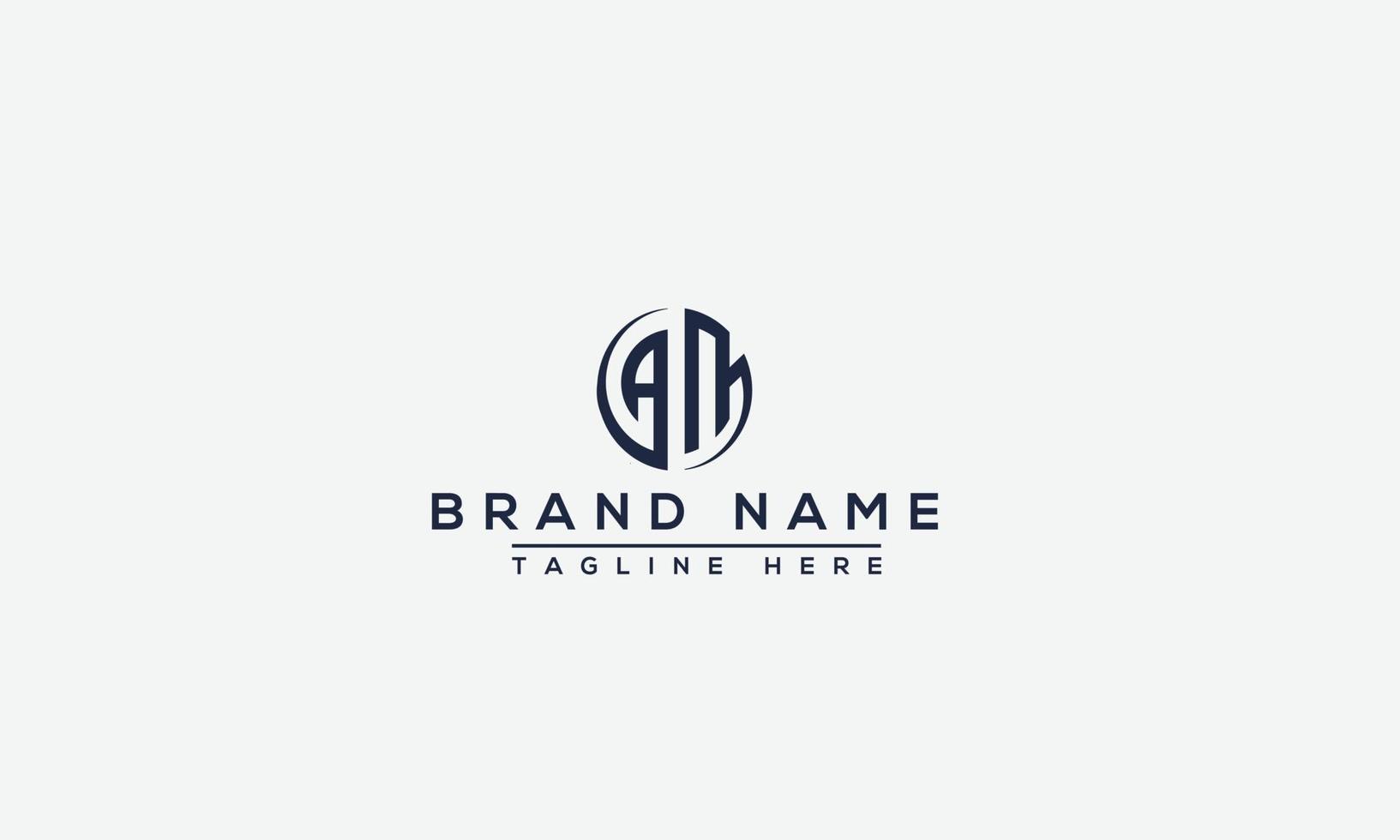 Logo design letter AM . Elegant modern. Vector template.