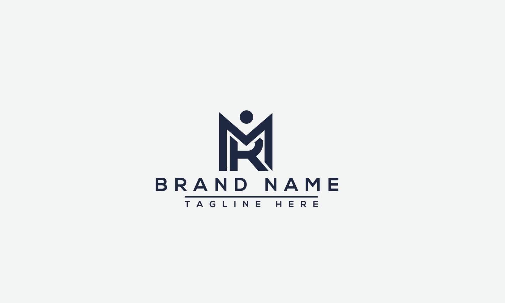 Logo design letter MR . Elegant modern. Vector template.