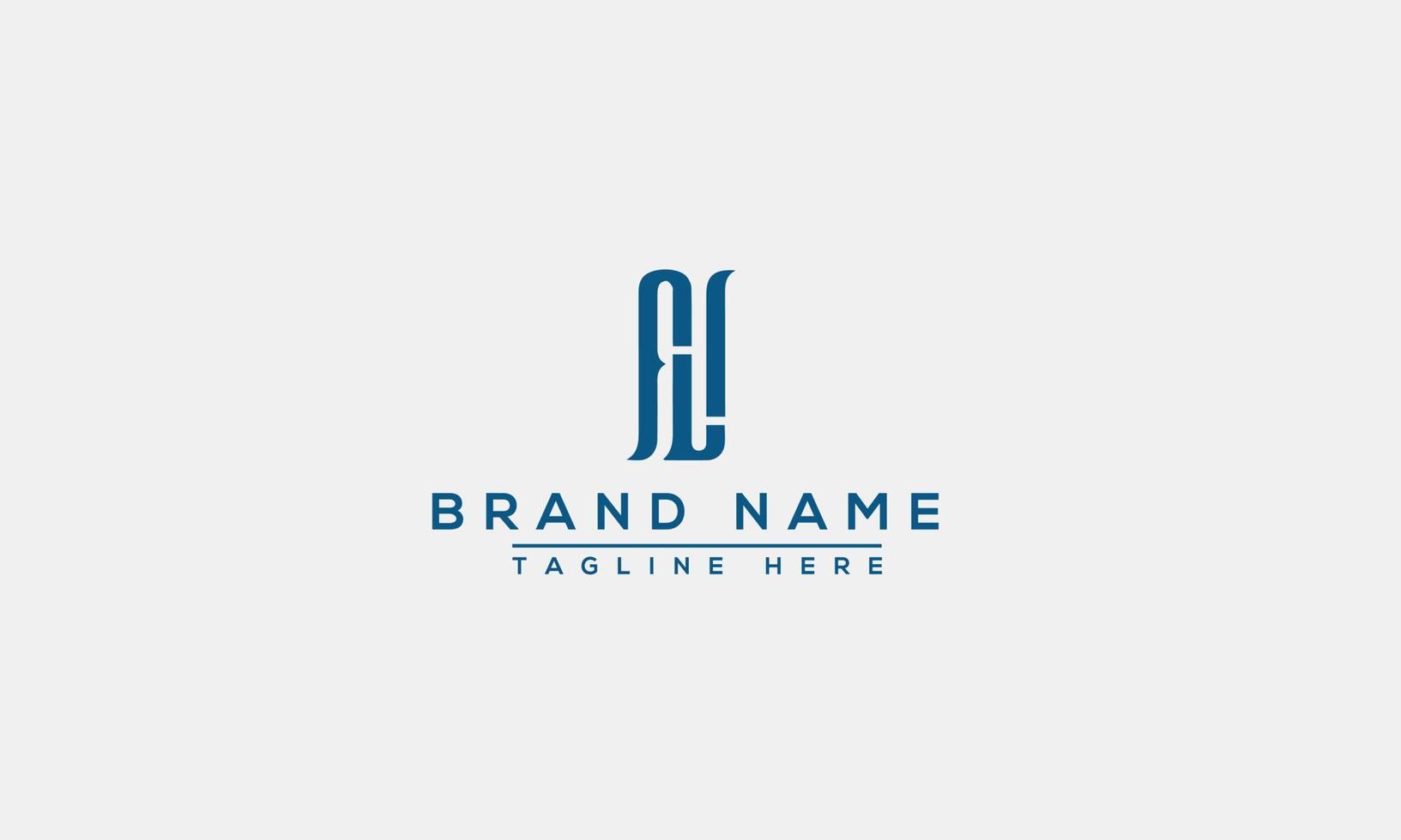 Logo design letter NL . Elegant modern. Vector template.