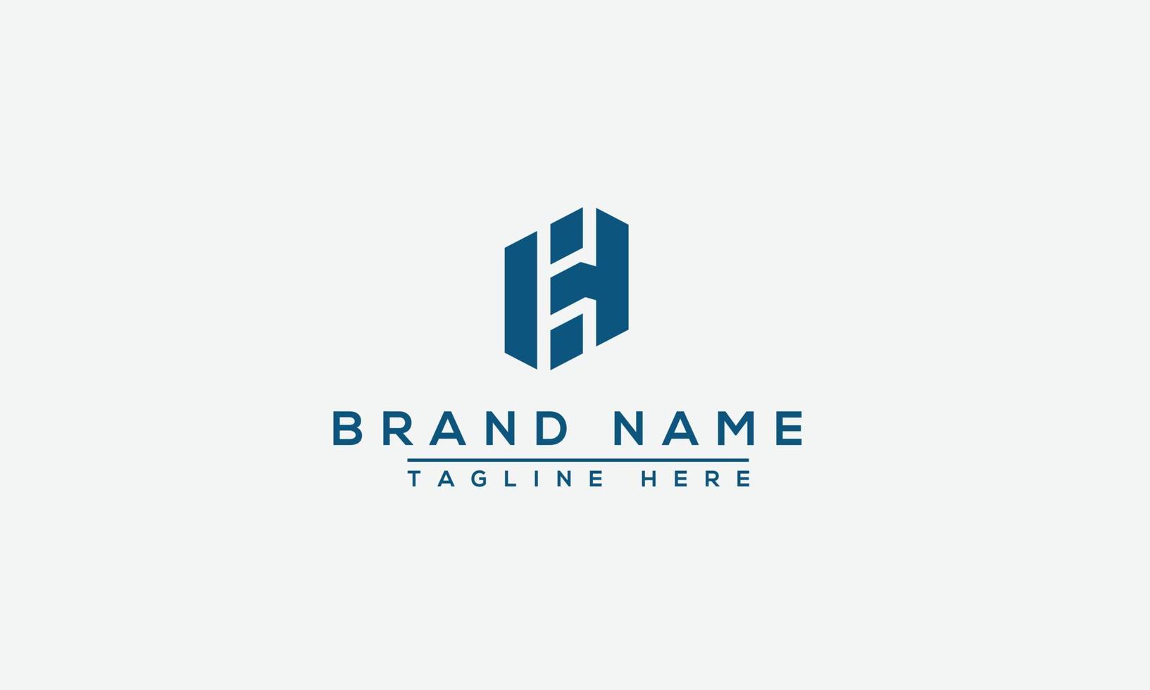 EH Logo Design Template Vector Graphic Branding Element.