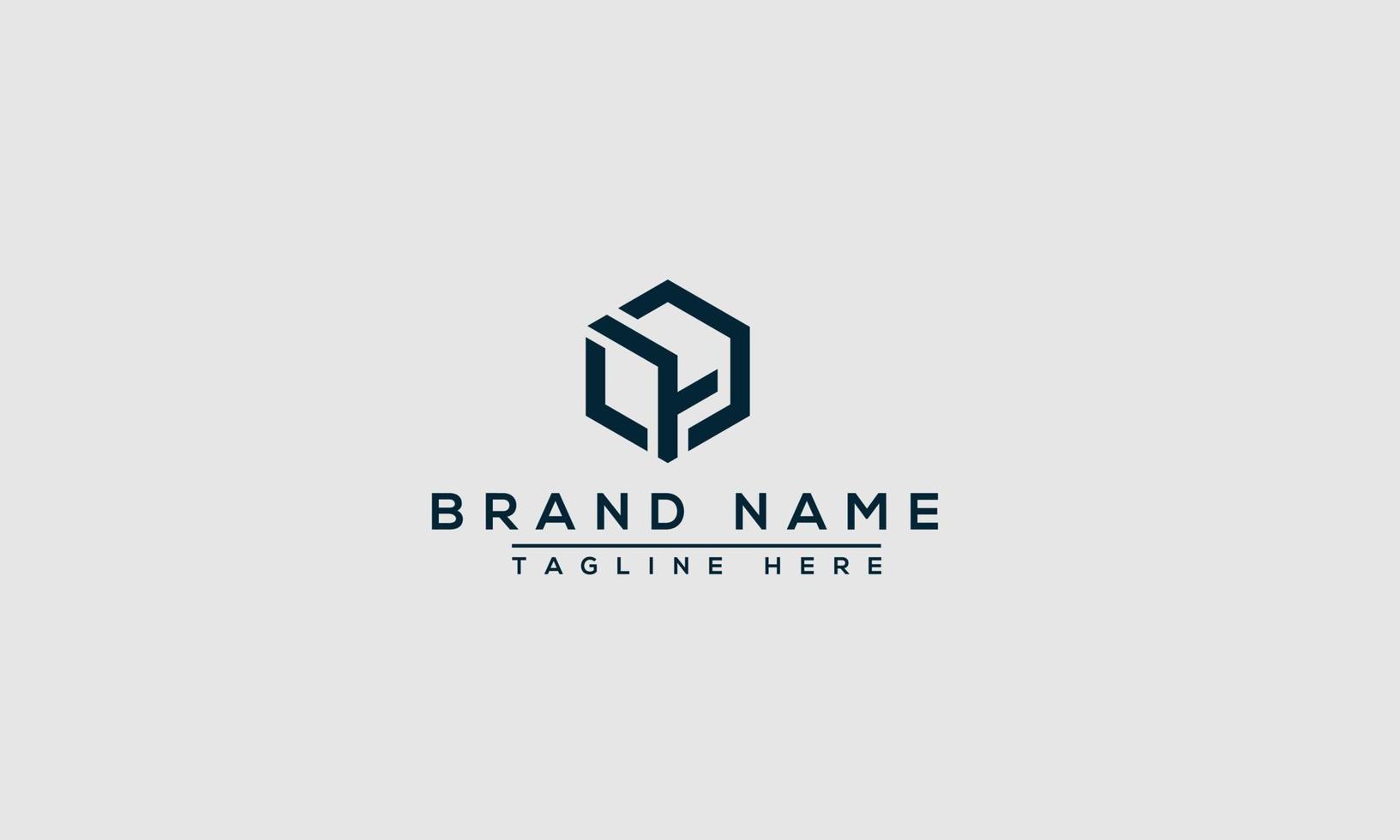 LH Logo Design Template Vector Graphic Branding Element.