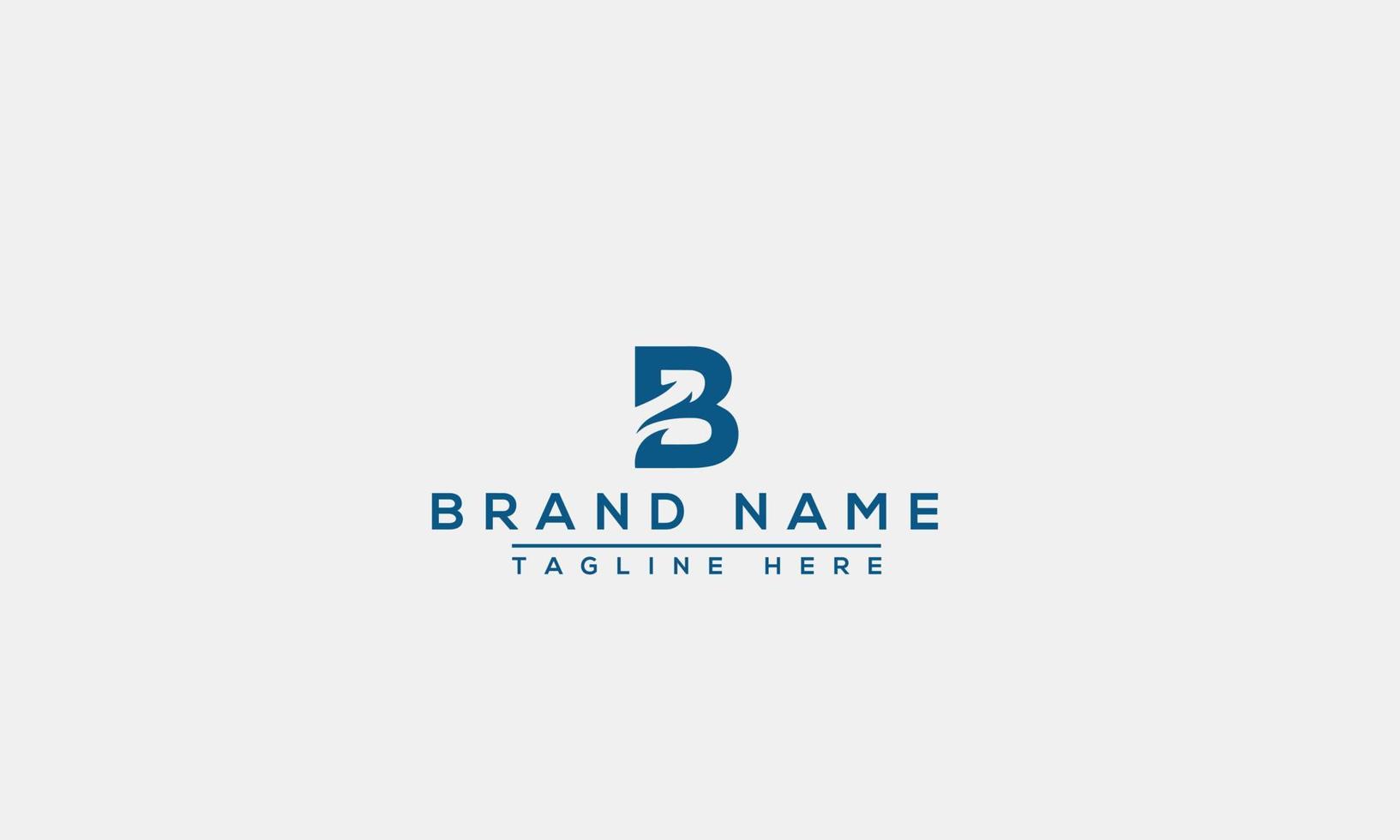 diseño de logotipo letra b. elegante moderno. plantilla vectorial vector