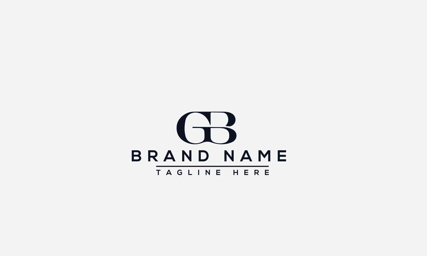 Logo design letter GB . Elegant modern. Vector template.