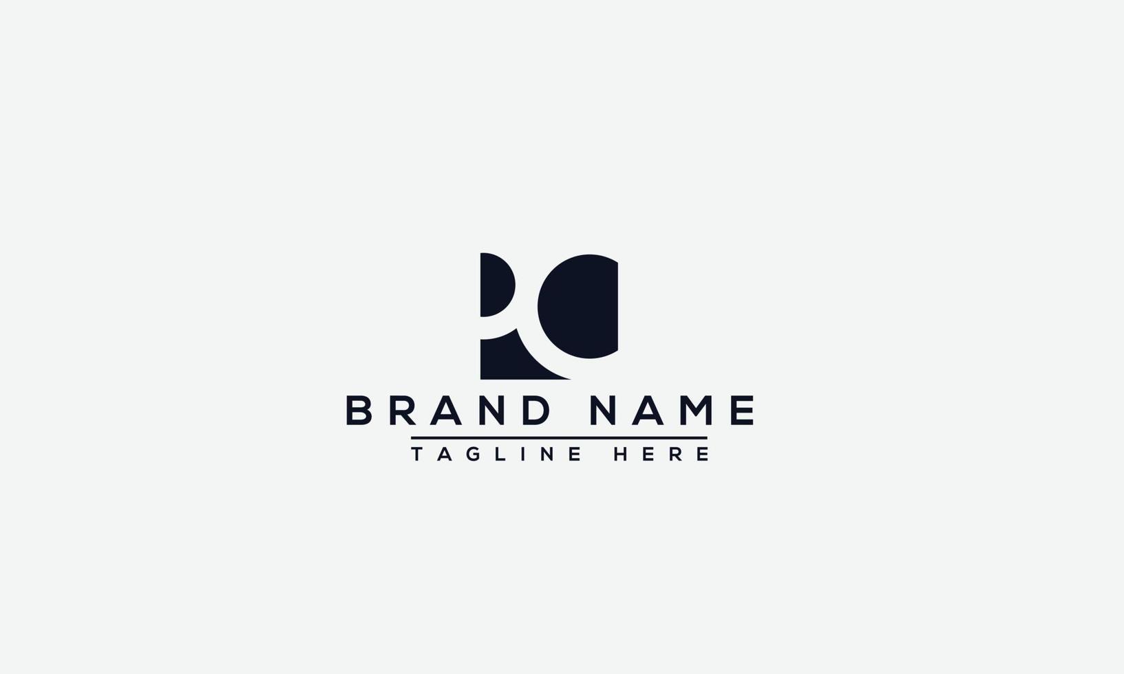 PO Logo Design Template Vector Graphic Branding Element.
