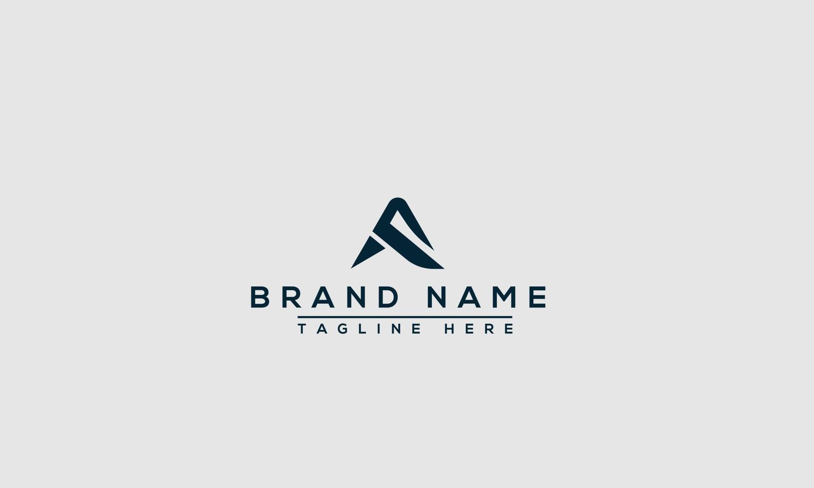 AP Logo Design Template Vector Graphic Branding Element.