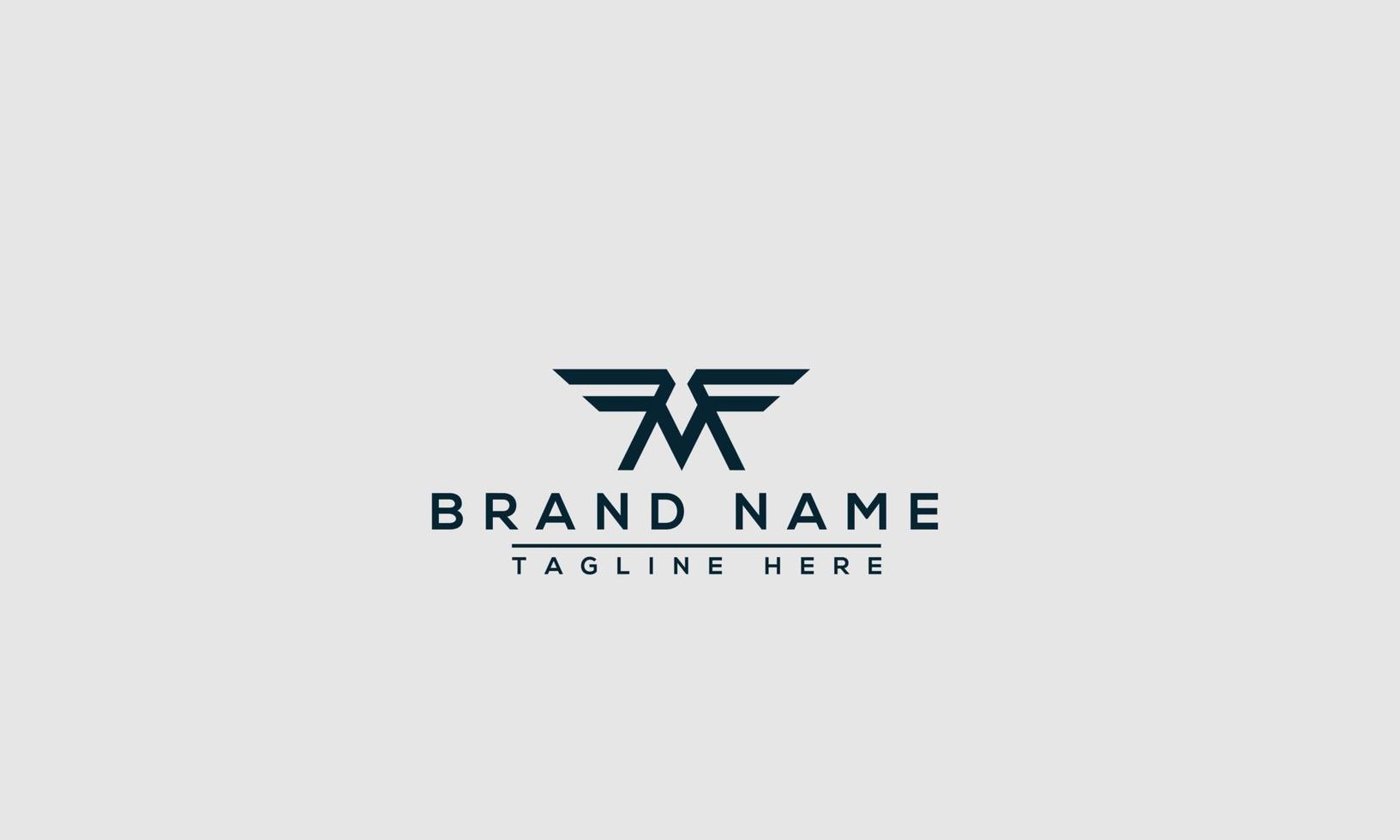 M Logo Design Template Vector Graphic Branding Element.