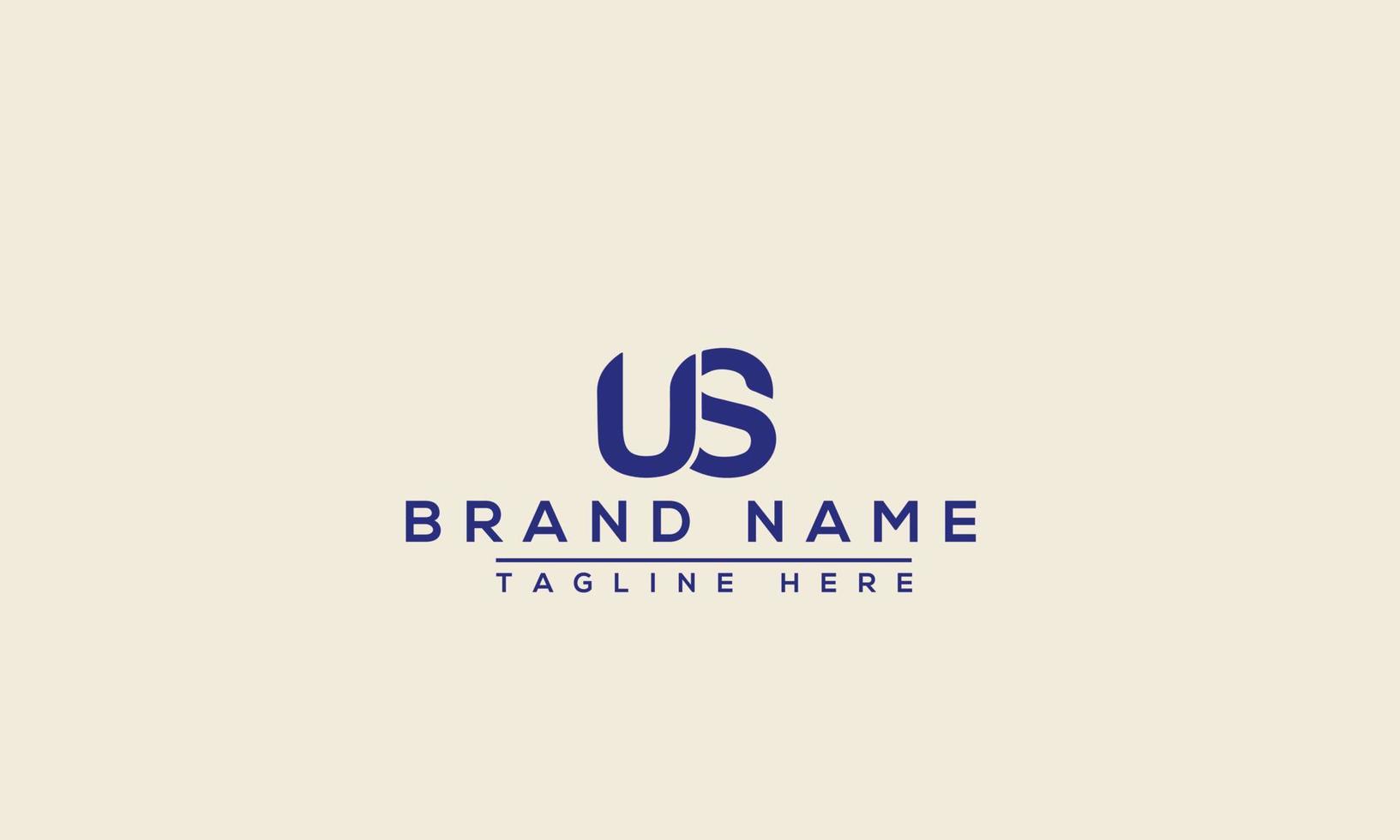 US Logo Design Template Vector Graphic Branding Element.