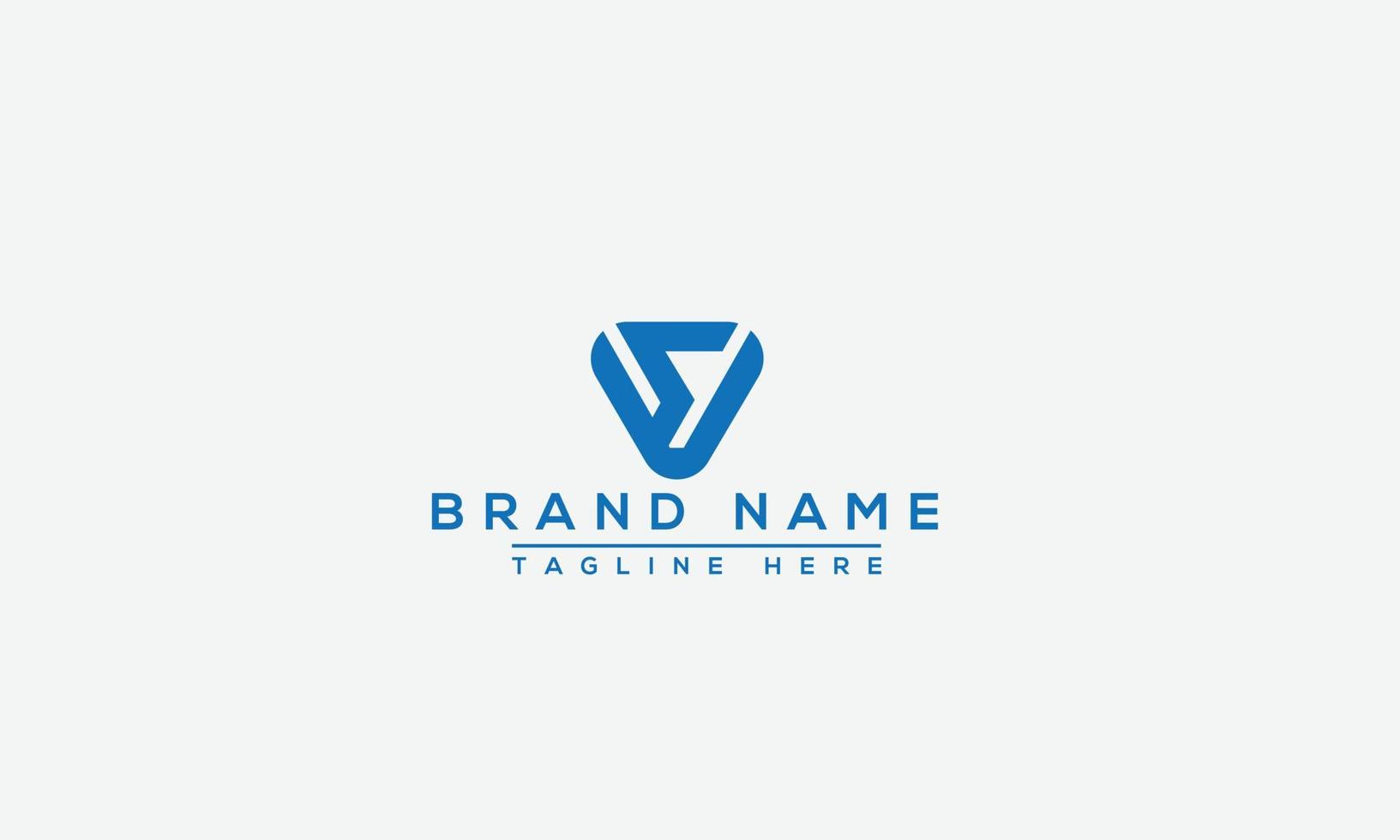 VS Logo Design Template Vector Graphic Branding Element.