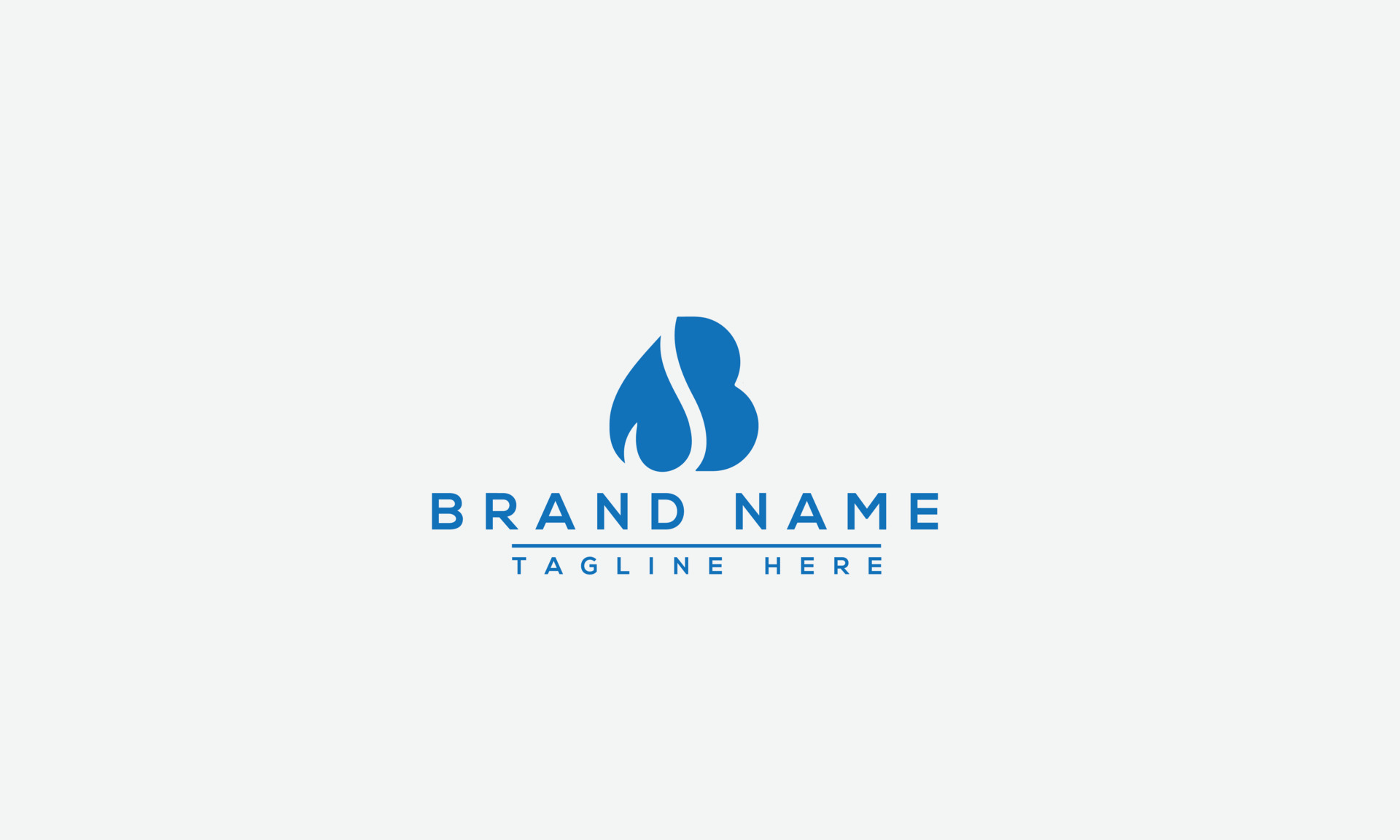 B Logo Design Template Vector Graphic Branding Element. 10485733 Vector