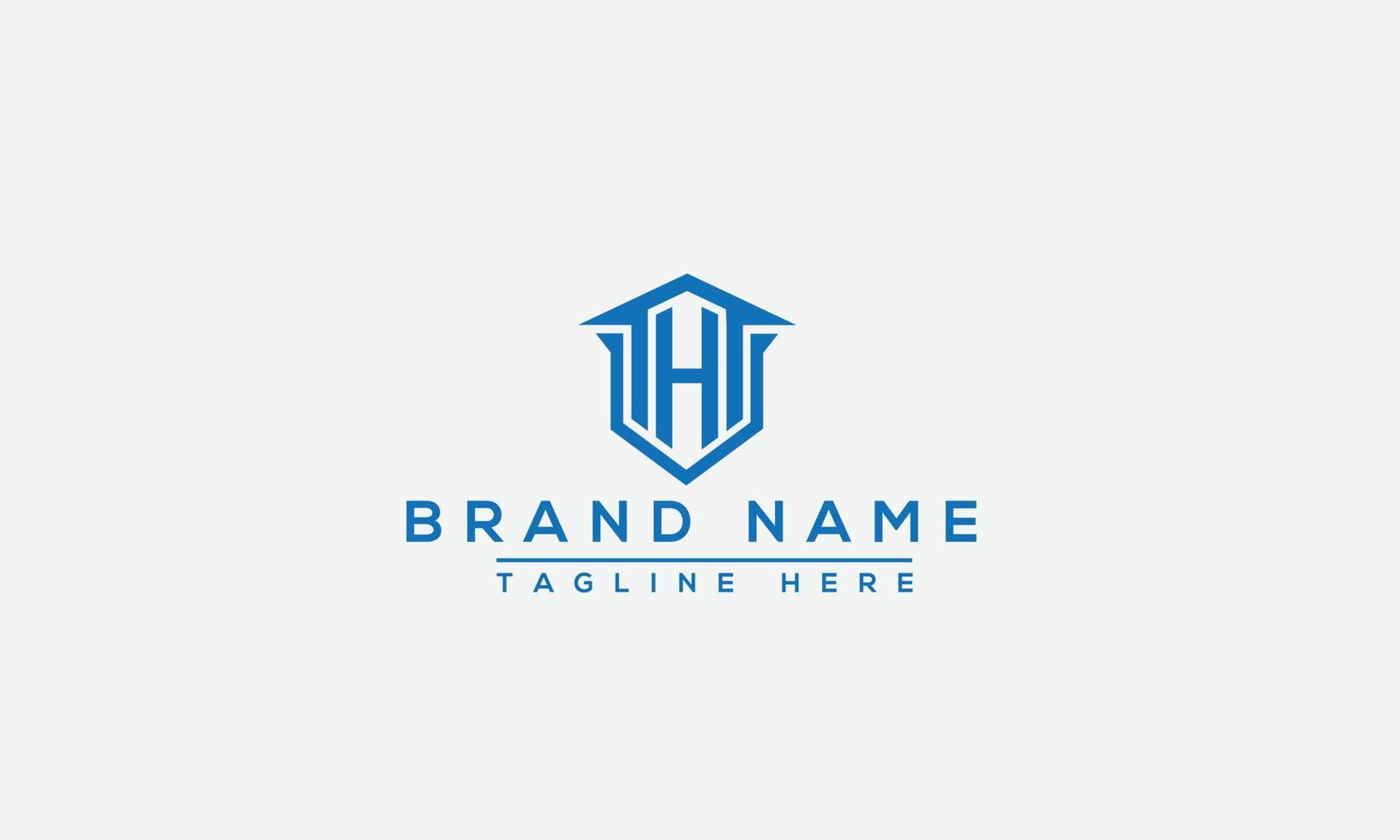 HA Logo Design Template Vector Graphic Branding Element.