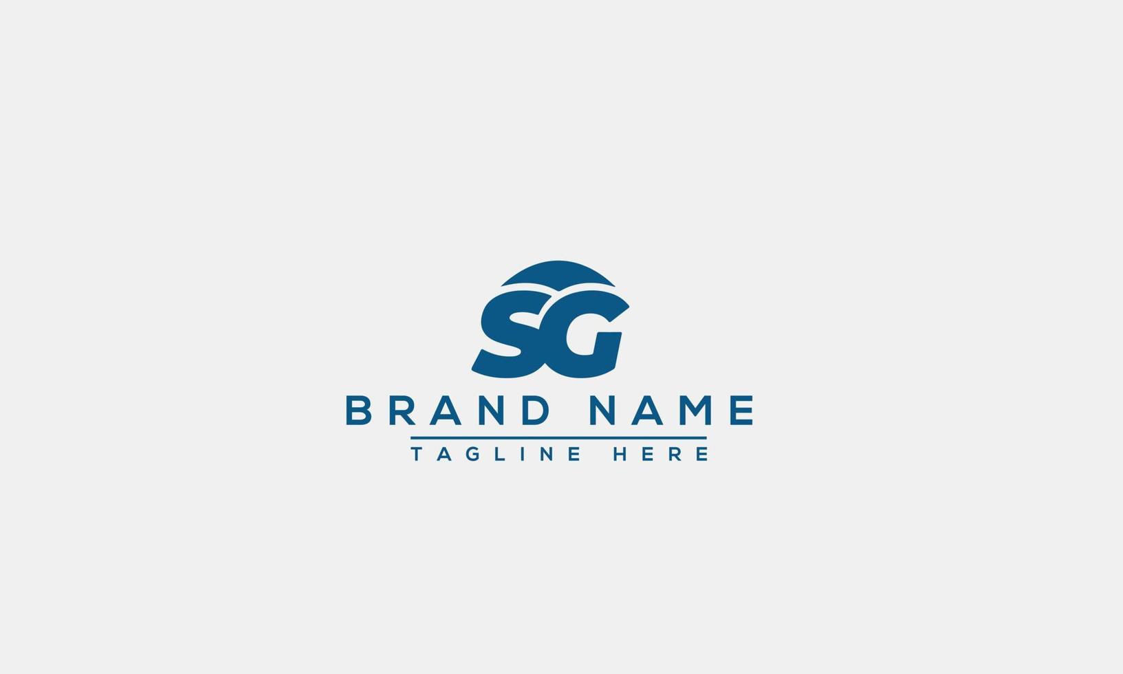 Logo design letter SG . Elegant modern. Vector template.