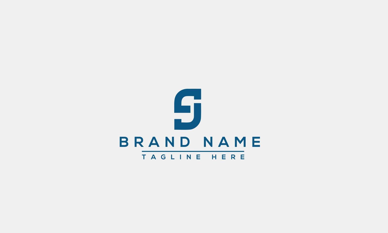 Logo design letter JS . Elegant modern. Vector template.