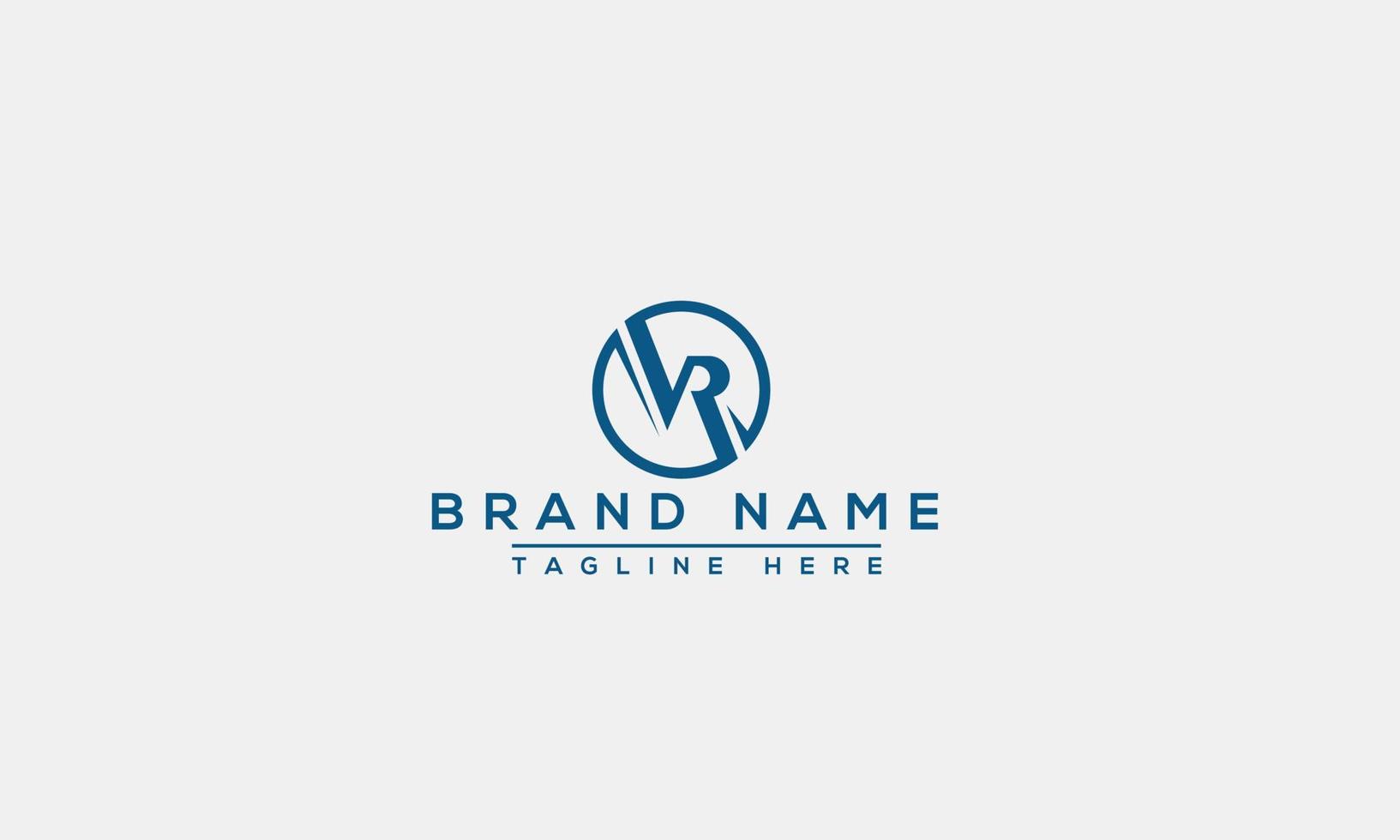 Logo design letter VR logo . Elegant modern. Vector template.