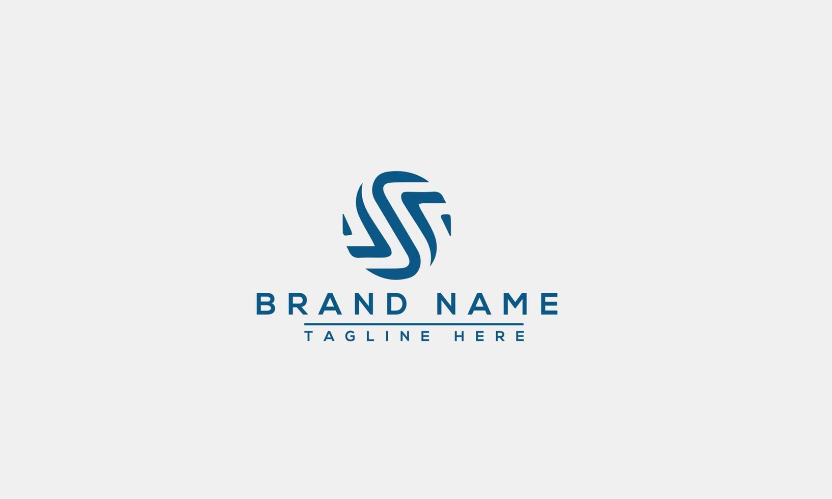 Logo design letter SS . Elegant modern. Vector template.