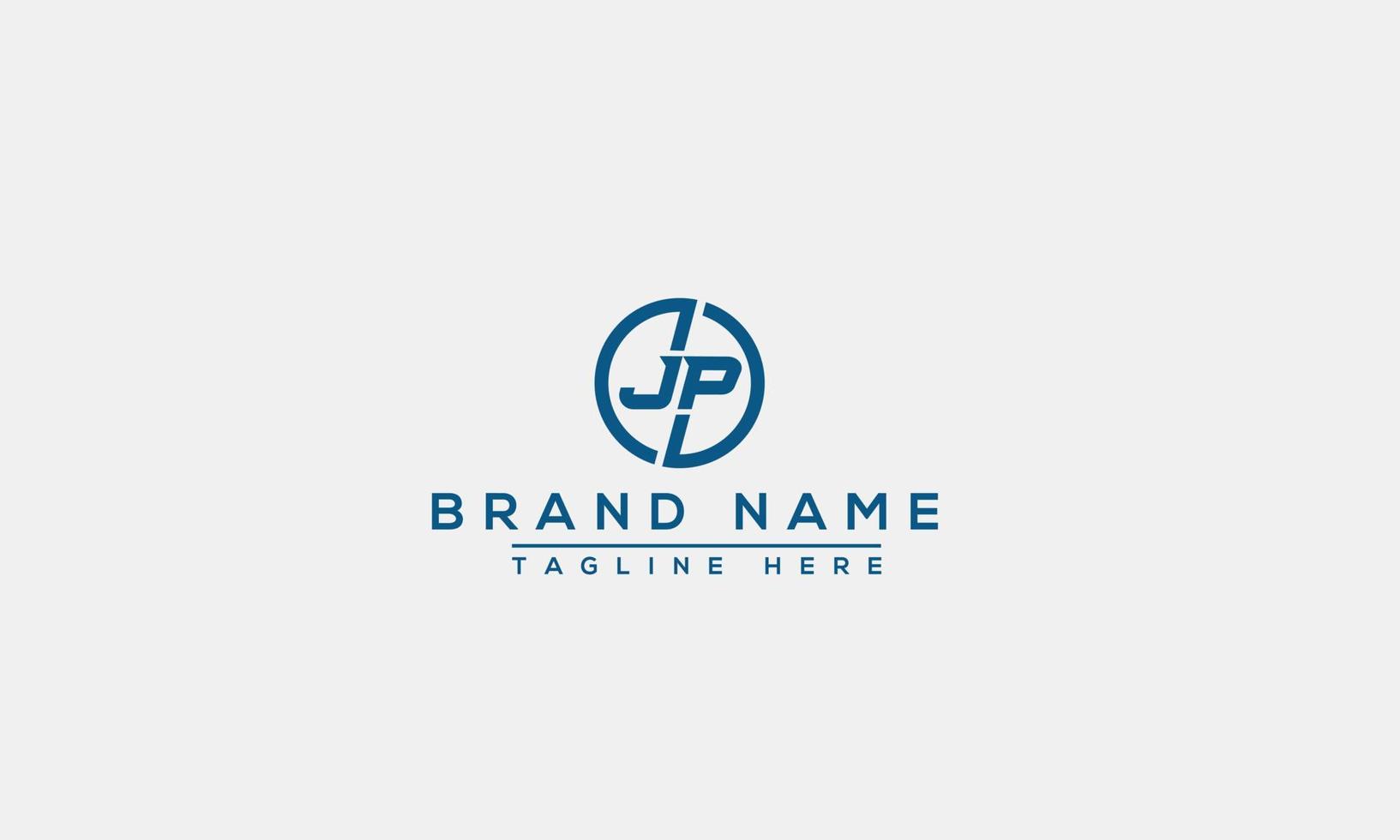 Logo design letter JP . Elegant modern. Vector template.