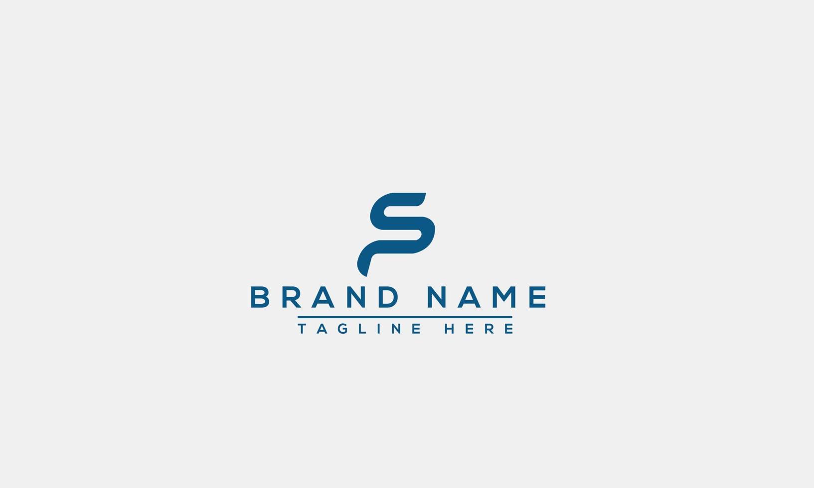 Logo design letter SP . Elegant modern. Vector template.