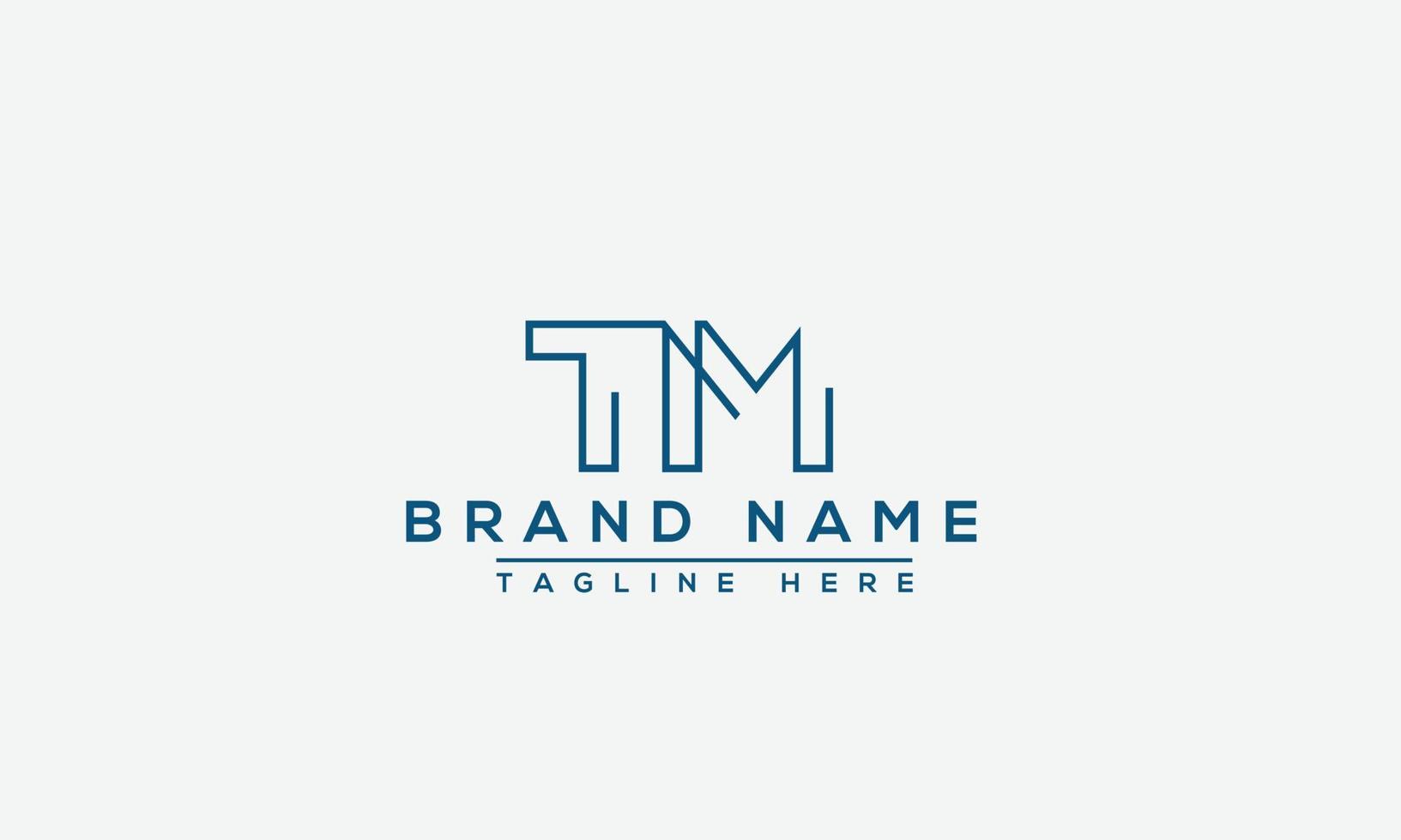 TM Logo Design Template Vector Graphic Branding Element.