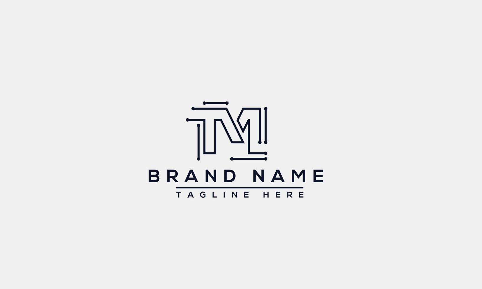 TM Logo Design Template Vector Graphic Branding Element.