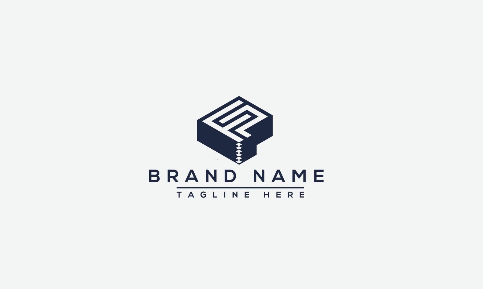 Logo design letter FP . Elegant modern. Vector template.