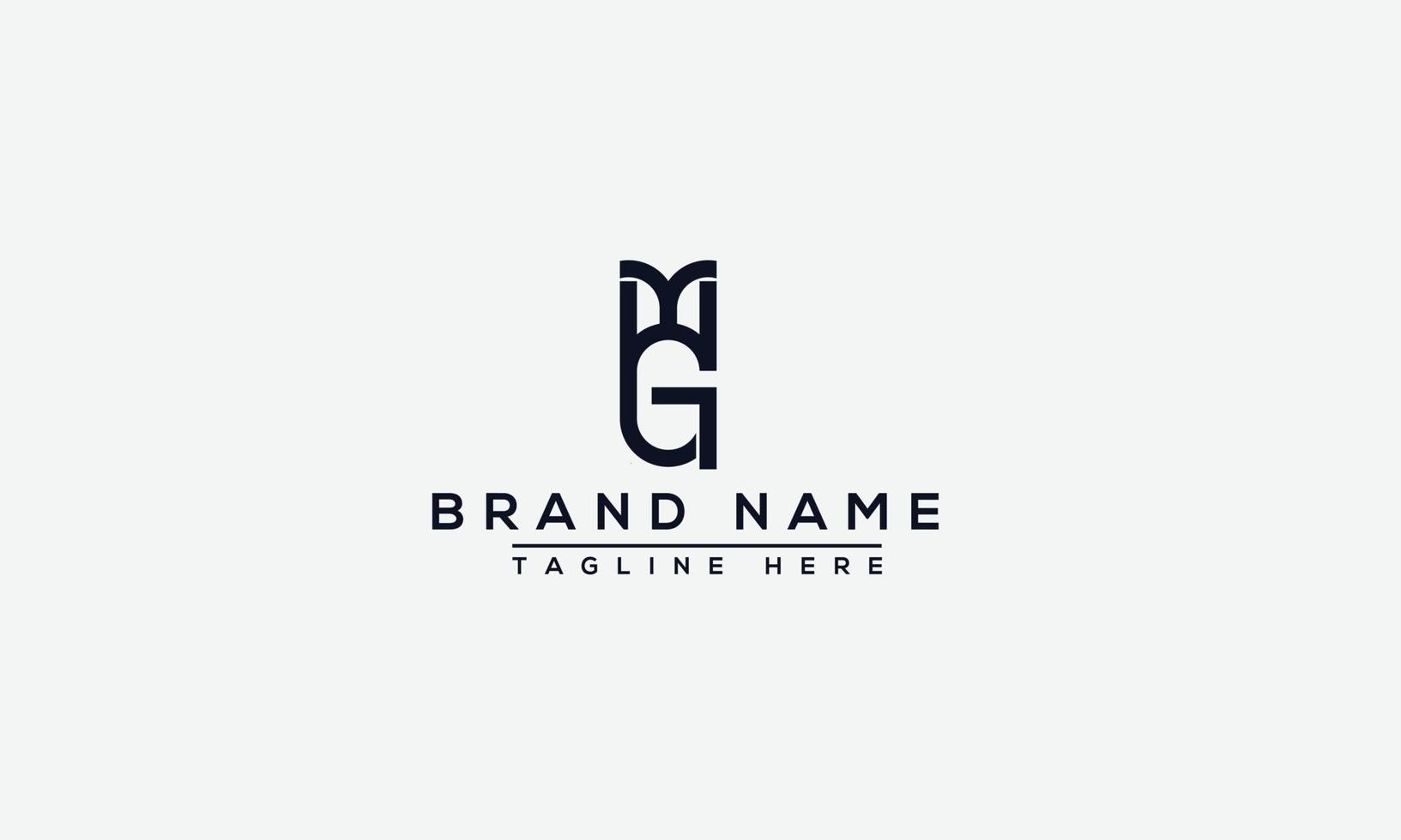 Logo design letter MG . Elegant modern. Vector template.