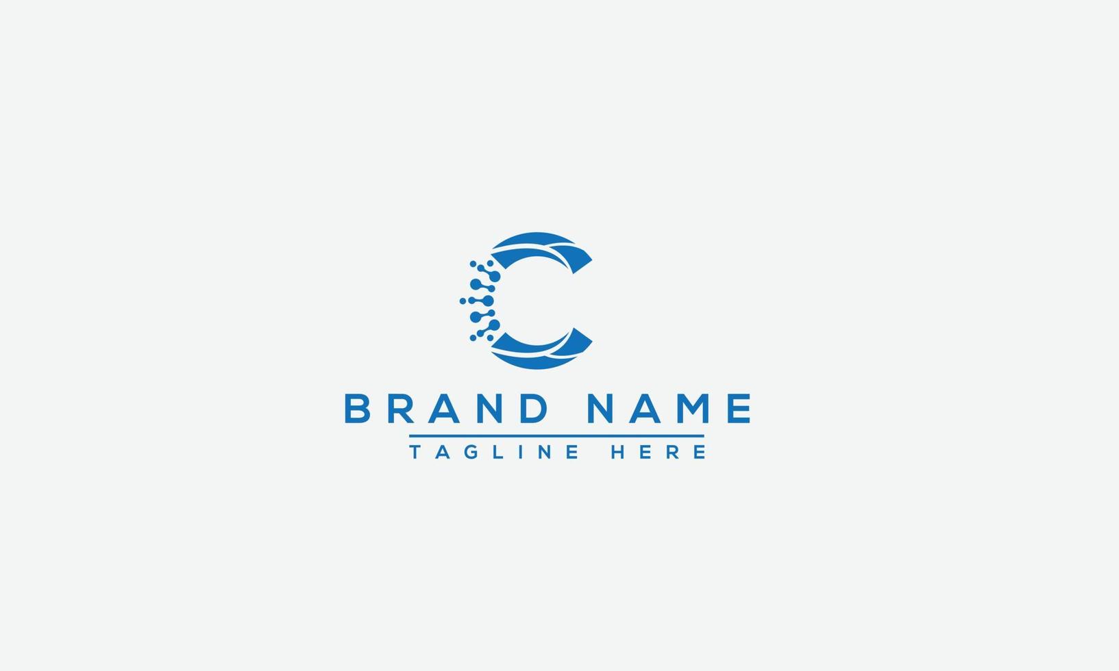 C Logo Design Template Vector Graphic Branding Element.