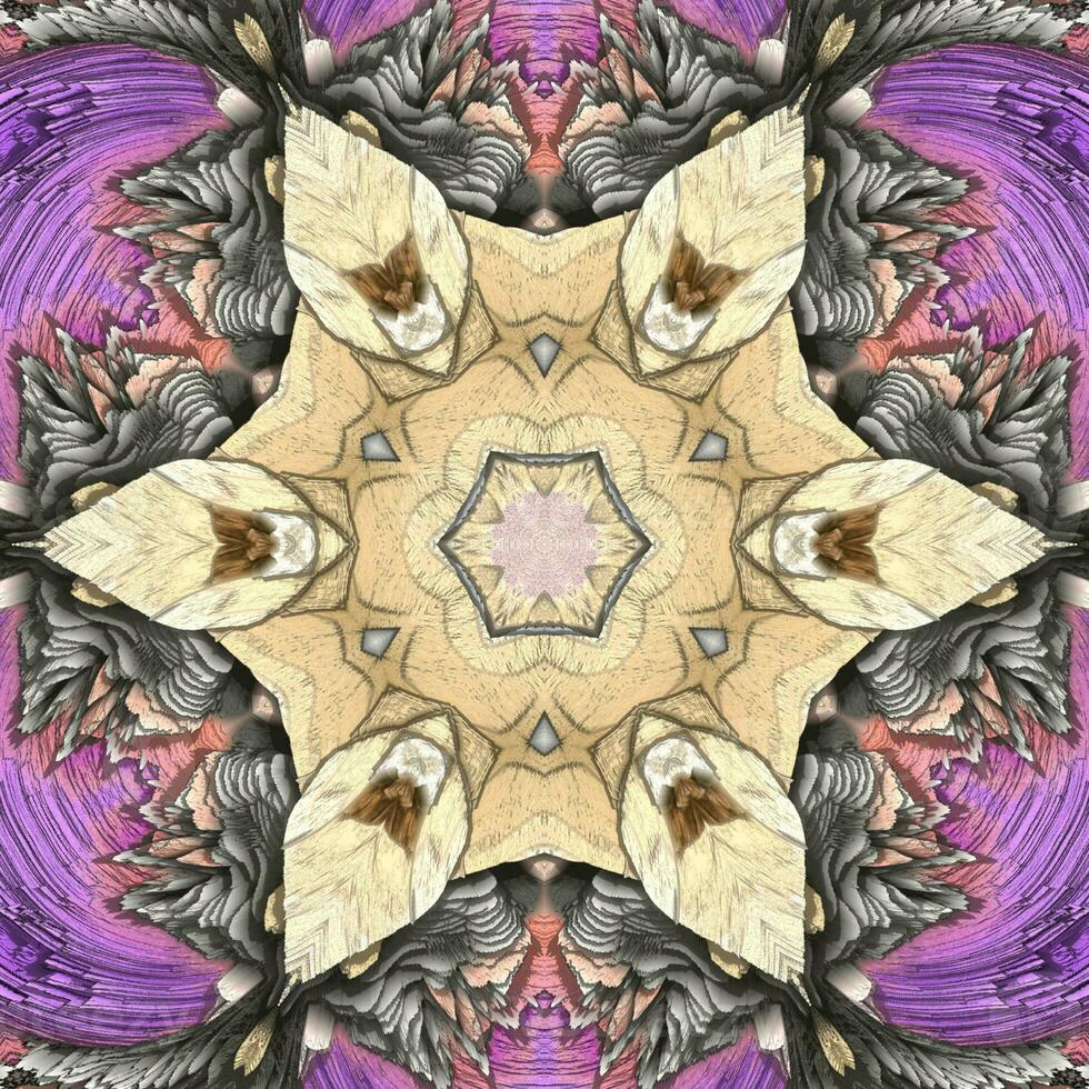 Concrete 3D ornamental pattern high quality design photo