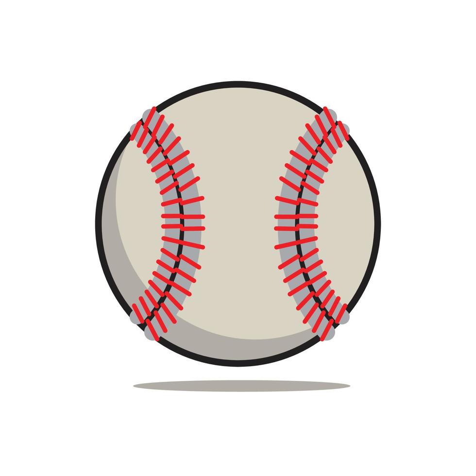 diseño de vector de deporte de pelota de béisbol